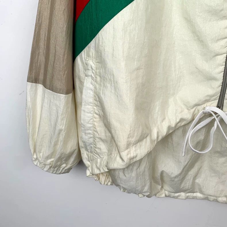 Gucci Gucci Color-blocking Logo letter zipper jacket 2501-Nextarr Size US XS / EU 42 / 0 - 4 Thumbnail