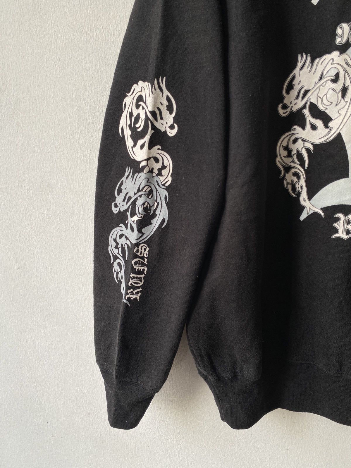 Japanese Brand × Le Grande Bleu (L.G.B.) × Tornado Mart 2000s - Runs Greateful Brand Dragon Design Y2K Style Hoodie Size US M / EU 48-50 / 2 - 10 Thumbnail