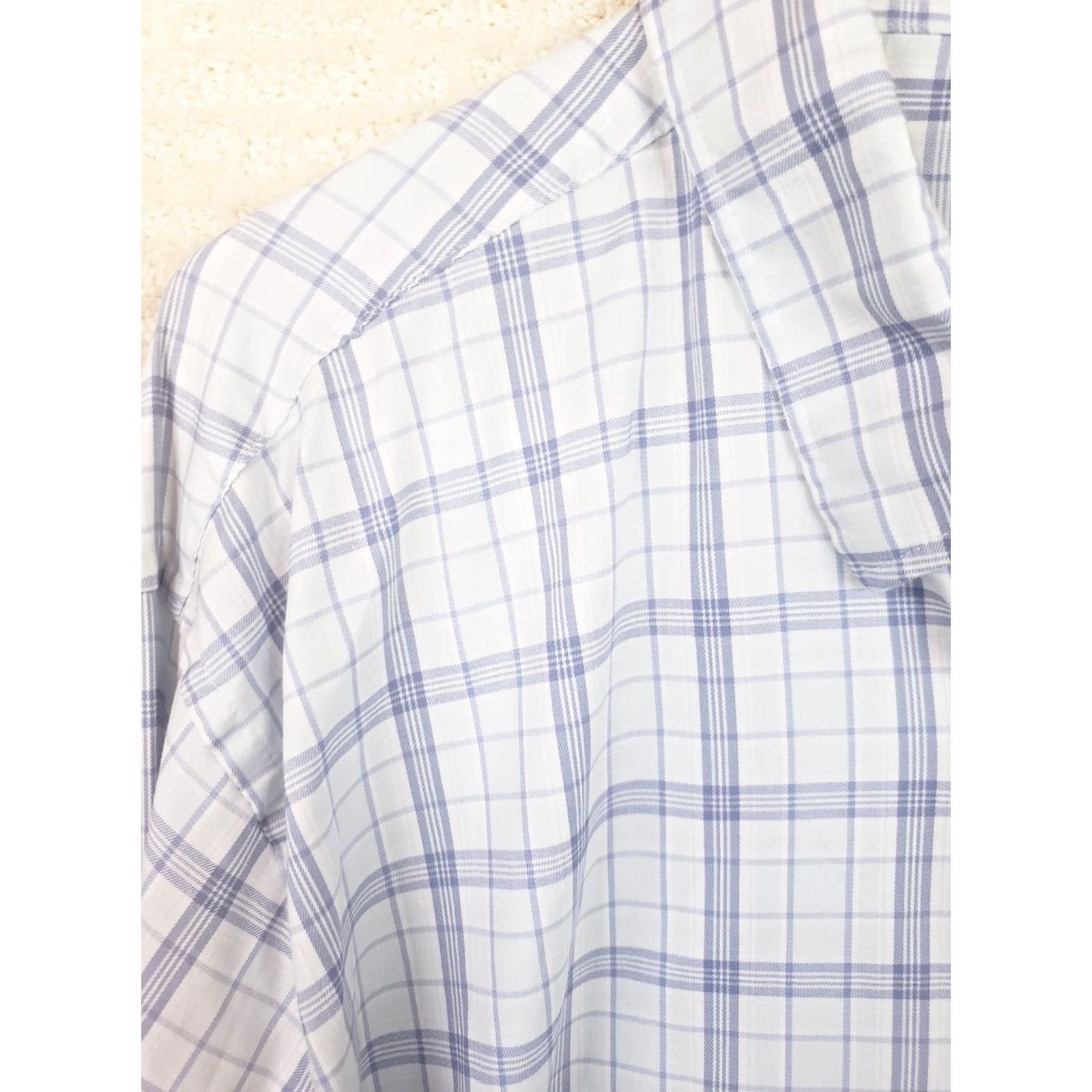 Faherty Faherty Button-Up Shirt Plaid Multicolor 2XL Cotton Blend Long Sleeve Button-Up Shirt Men Size US XXL / EU 58 / 5 - 6 Thumbnail