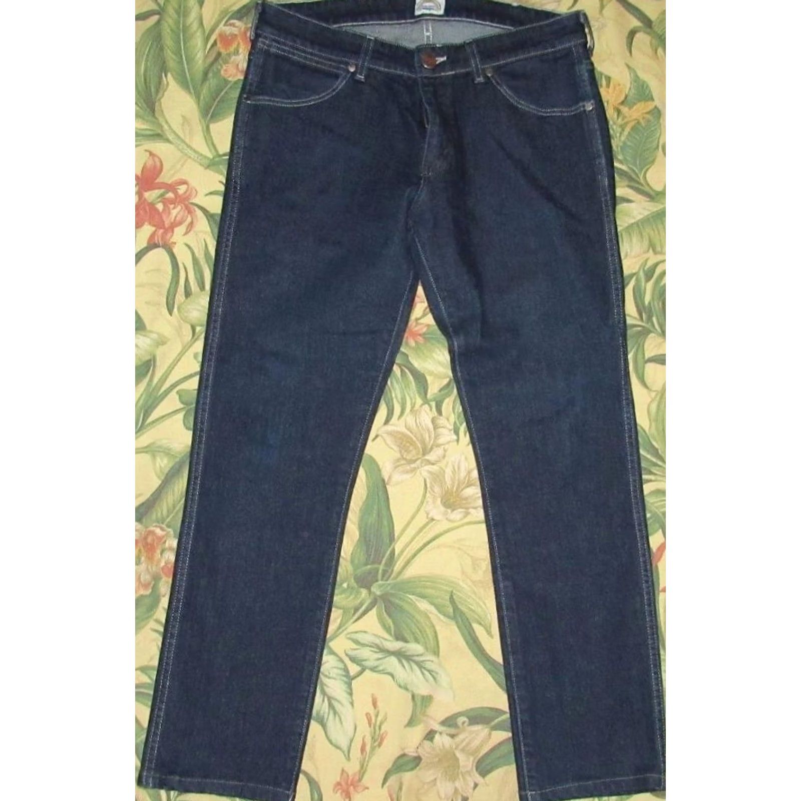 Wrangler WRANGLER Denim Jeans 32 x 27 Mens Regular 32 Blue Peter Max Denims Straight Size US 32 / EU 48 - 3 Thumbnail