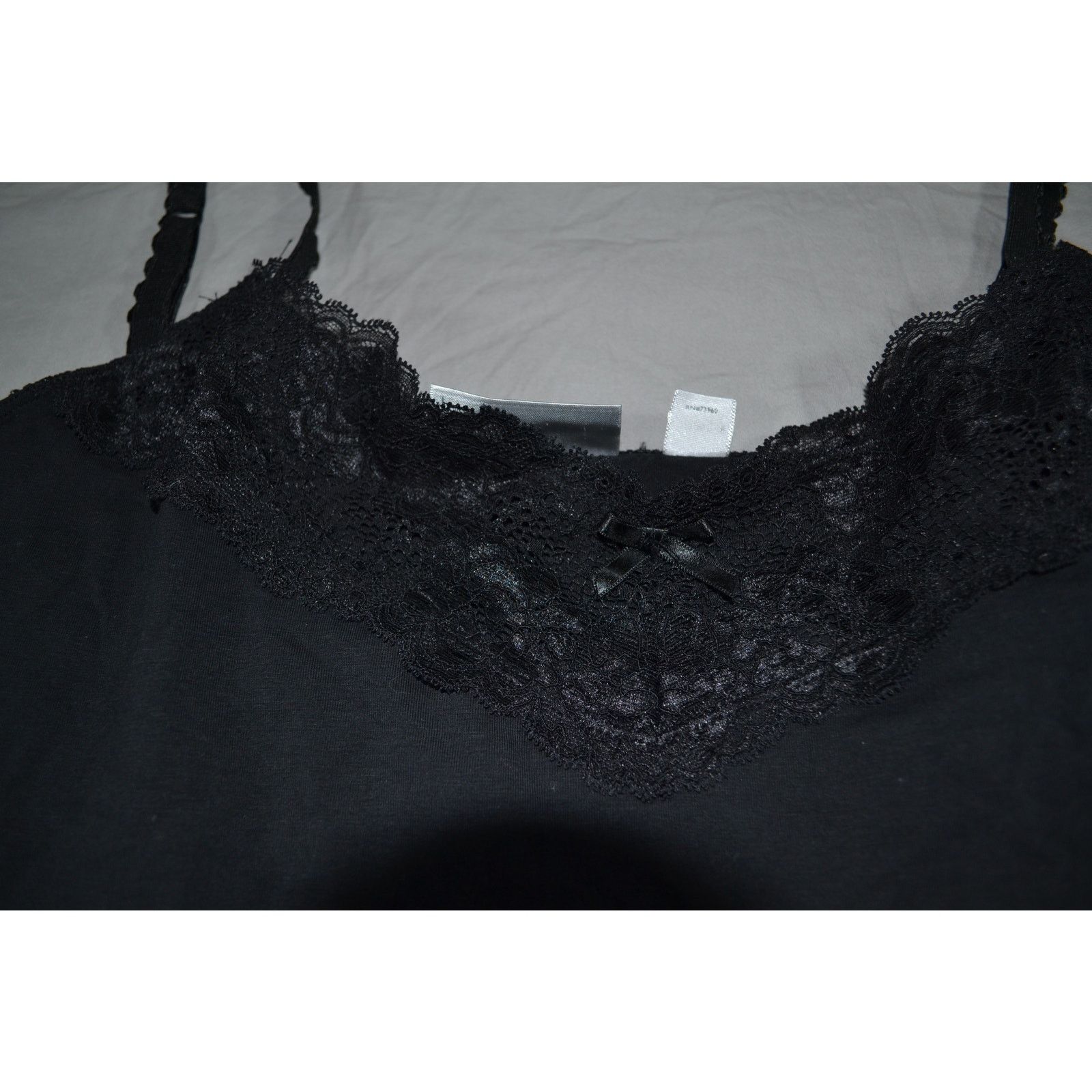 Avenue Avenue Vintage Lace Fairy Tank Tops Cami Black Size Large Size L / US 10 / IT 46 - 3 Thumbnail