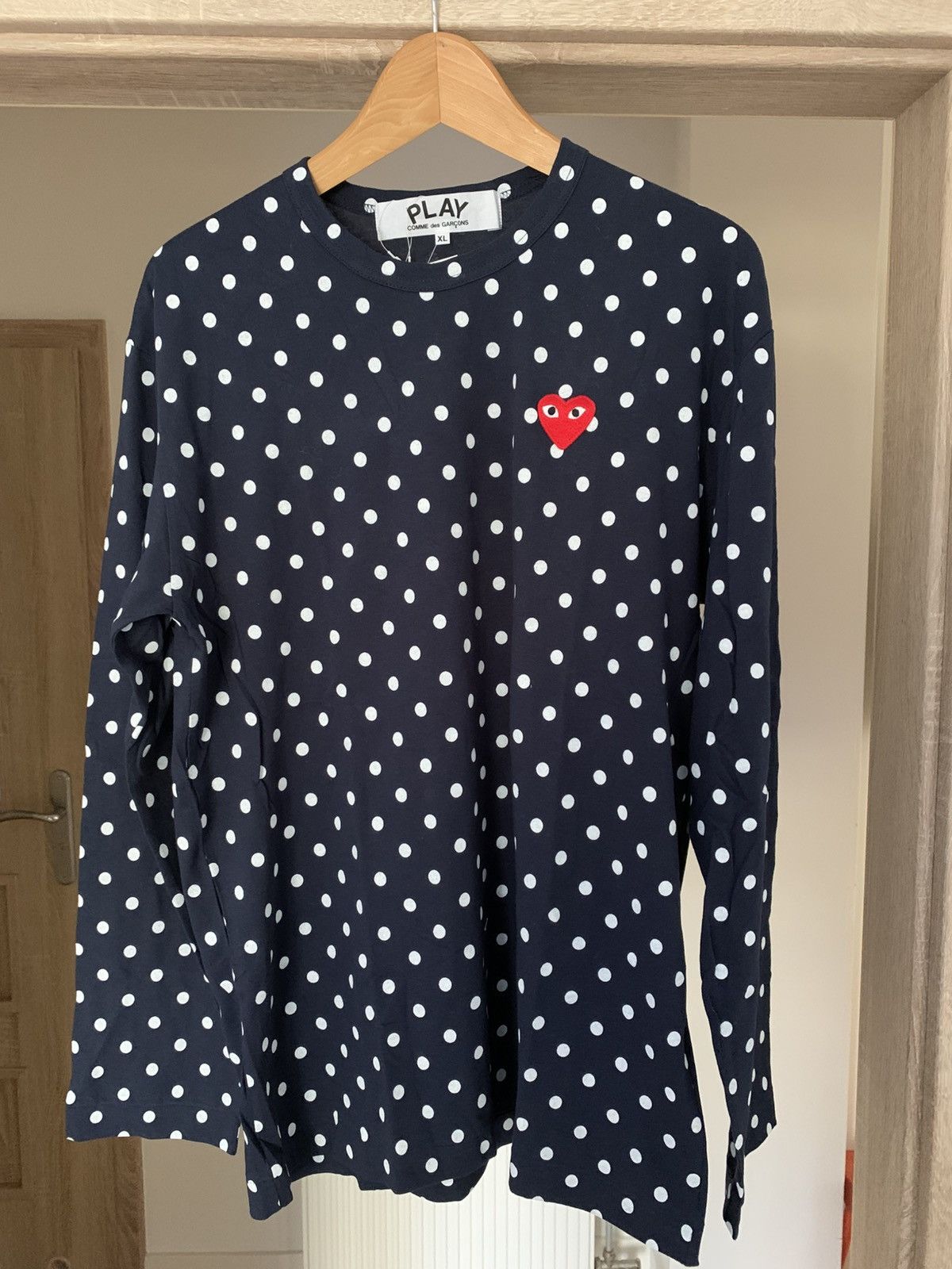 Comme des Garcons Comme DES Garcons PLAY Polka Dots Long Sleeve Shirt Size US XL / EU 56 / 4 - 1 Thumbnail