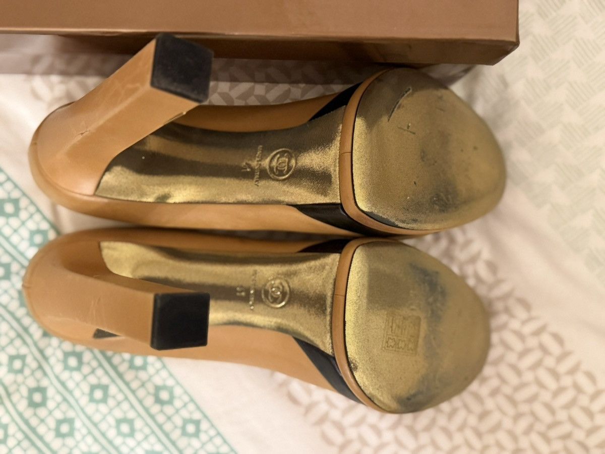 Chanel Channel heels in caramel color way Size US 11 / IT 41 - 6 Thumbnail