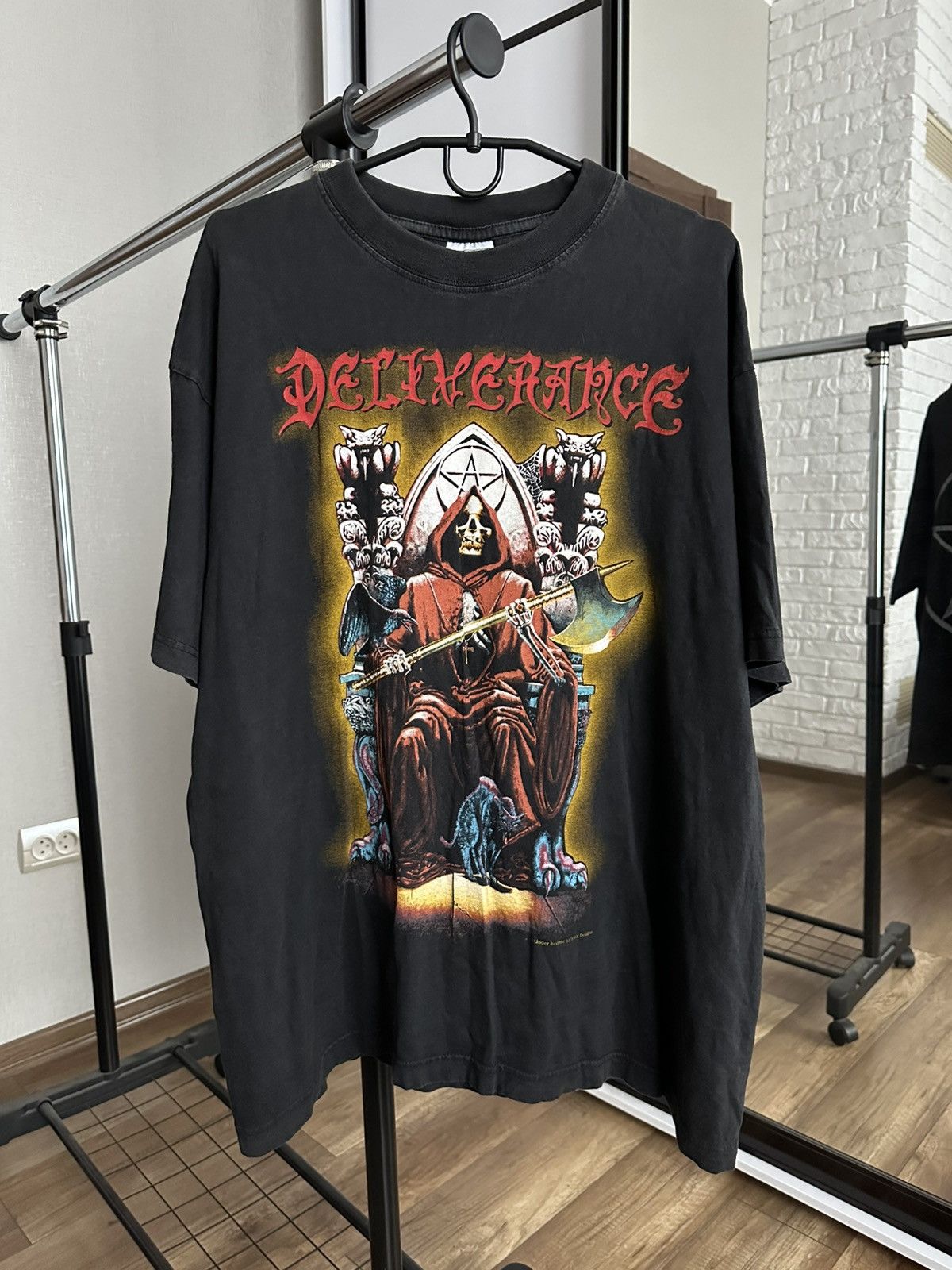 Band Tees Deliverance Satan Devil Vintage Band T-Shirt Tee 90s Spiral Size US XL / EU 56 / 4 - 3 Thumbnail