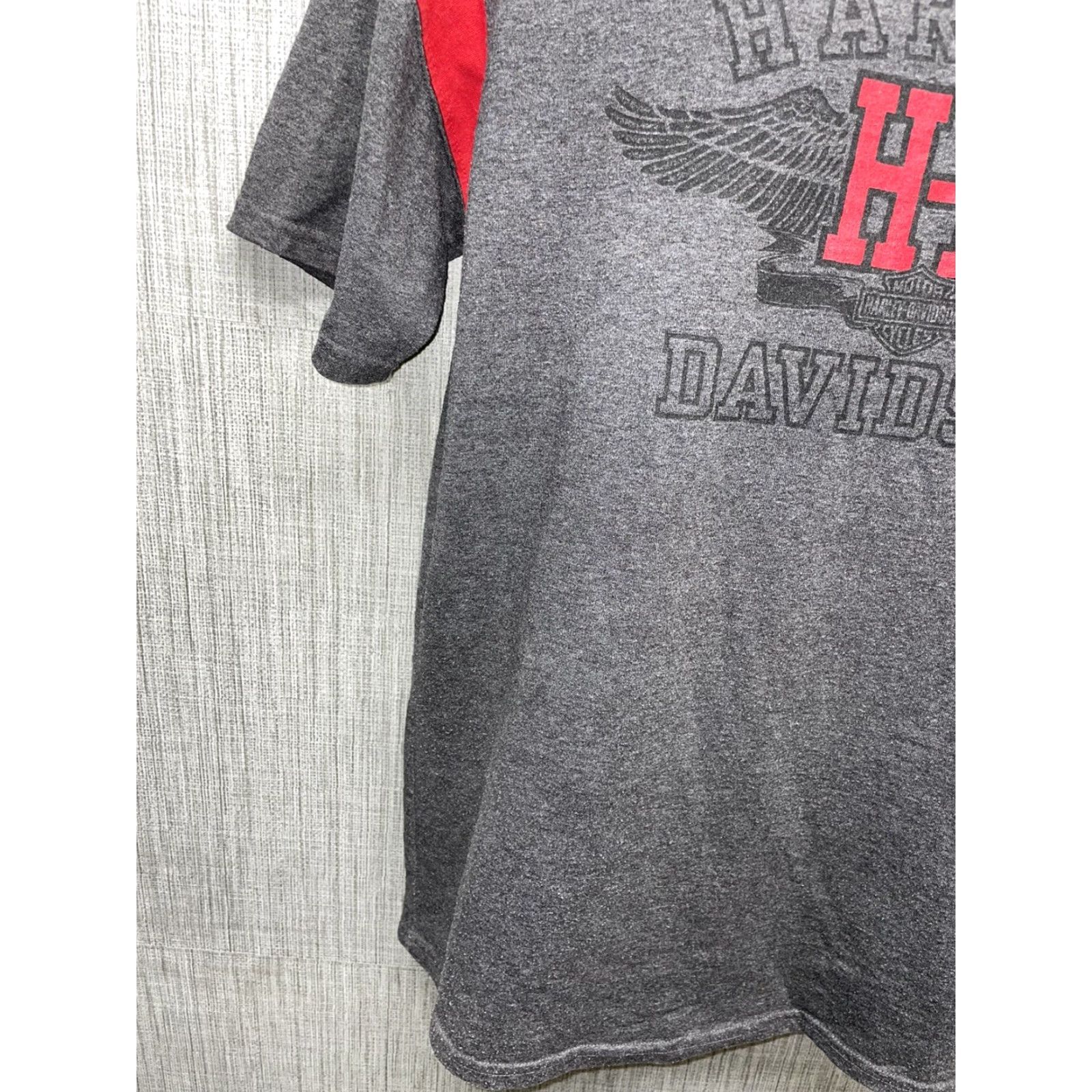 Harley Davidson Harley Davidson Motor Cycles Grey/Red Graphic T-Shirt Mens L Size US L / EU 52-54 / 3 - 7 Thumbnail
