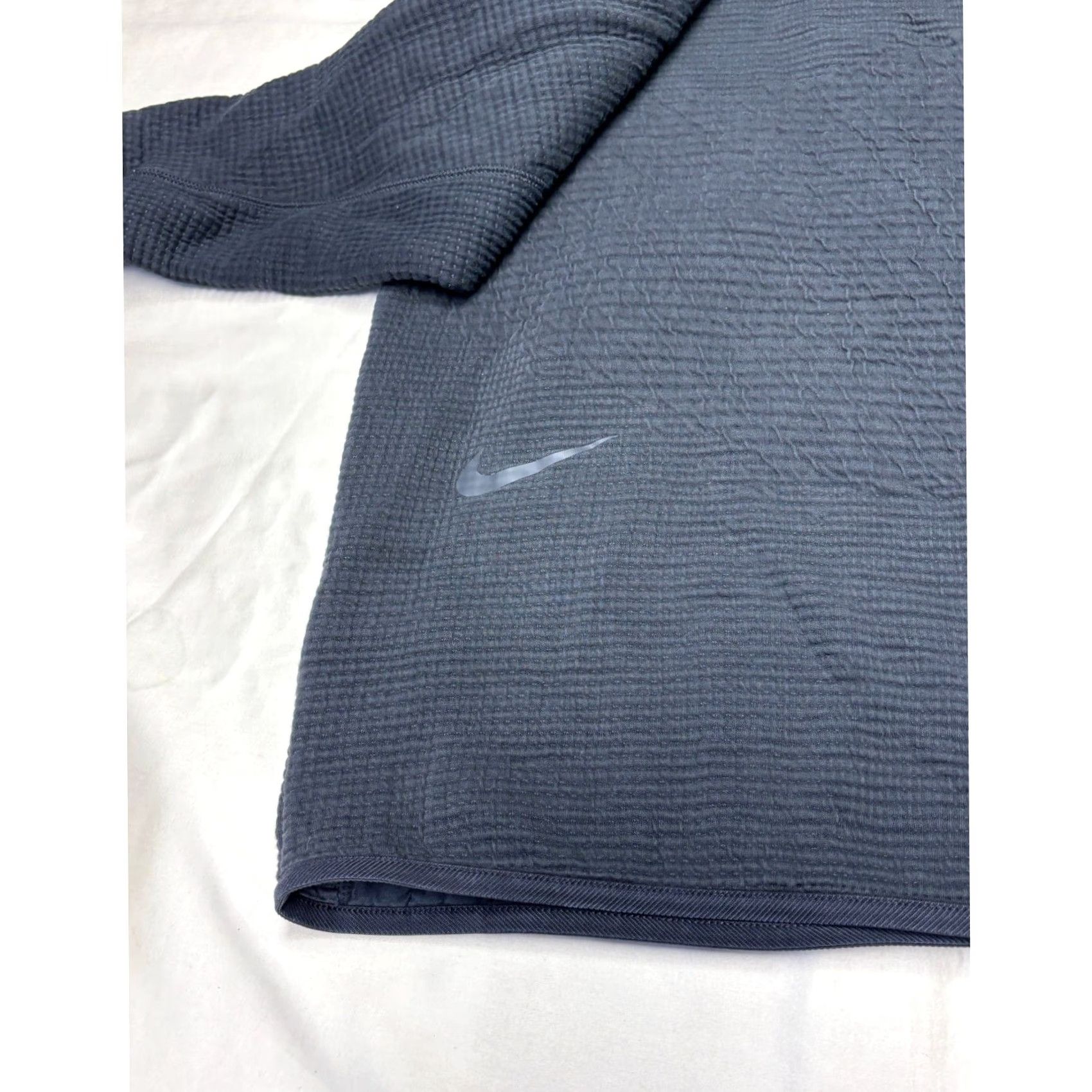 Nike Nike Tech Fleece Full Zip Hoodie Mens 2XL Charcoal Gray Textured Waffle Knit Zipper Pocket Nike Sportswear Size US XXL / EU 58 / 5 - 6 Thumbnail