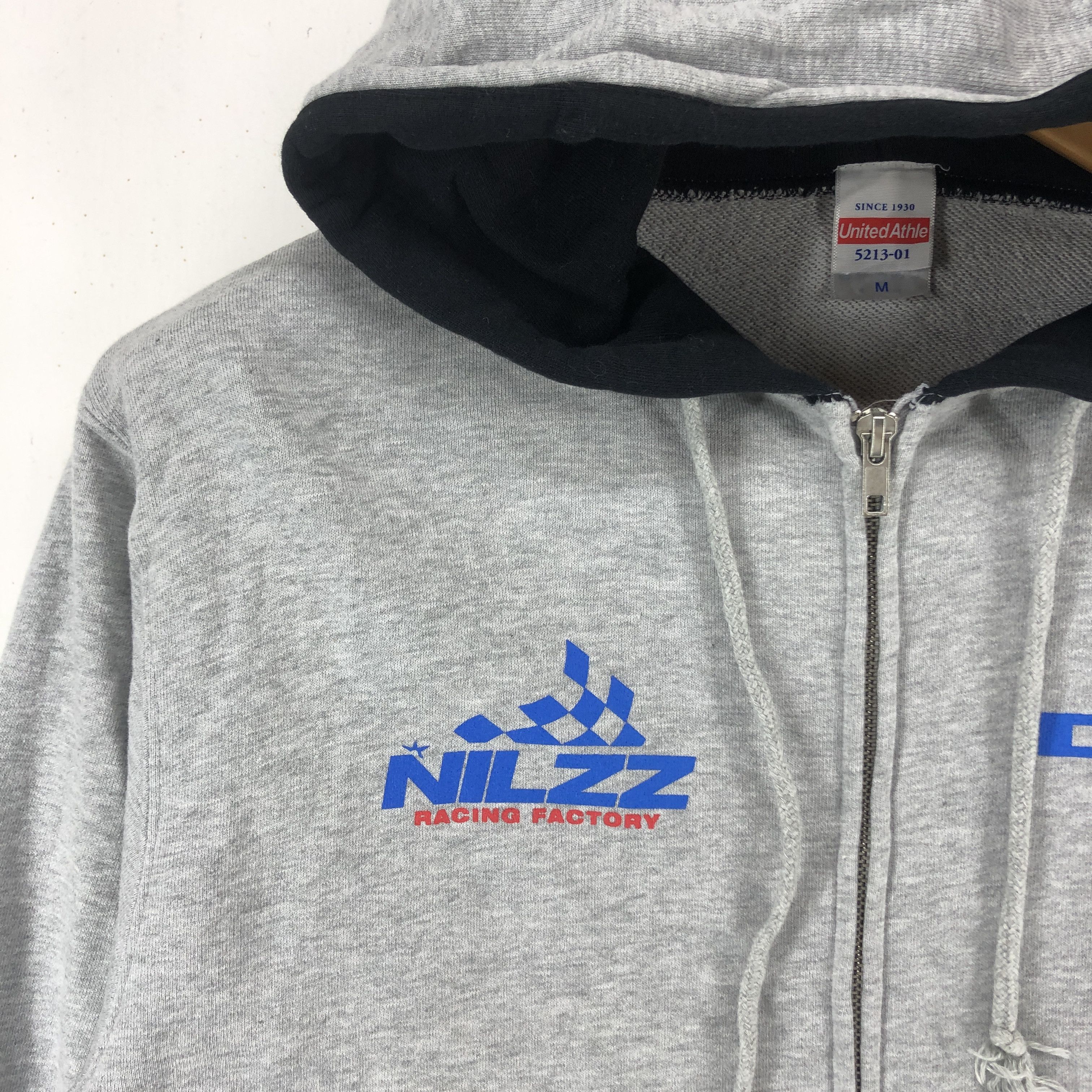 Japanese Brand DIJON RACING Zipper Hoodie #0978-33 Size US M / EU 48-50 / 2 - 5 Thumbnail