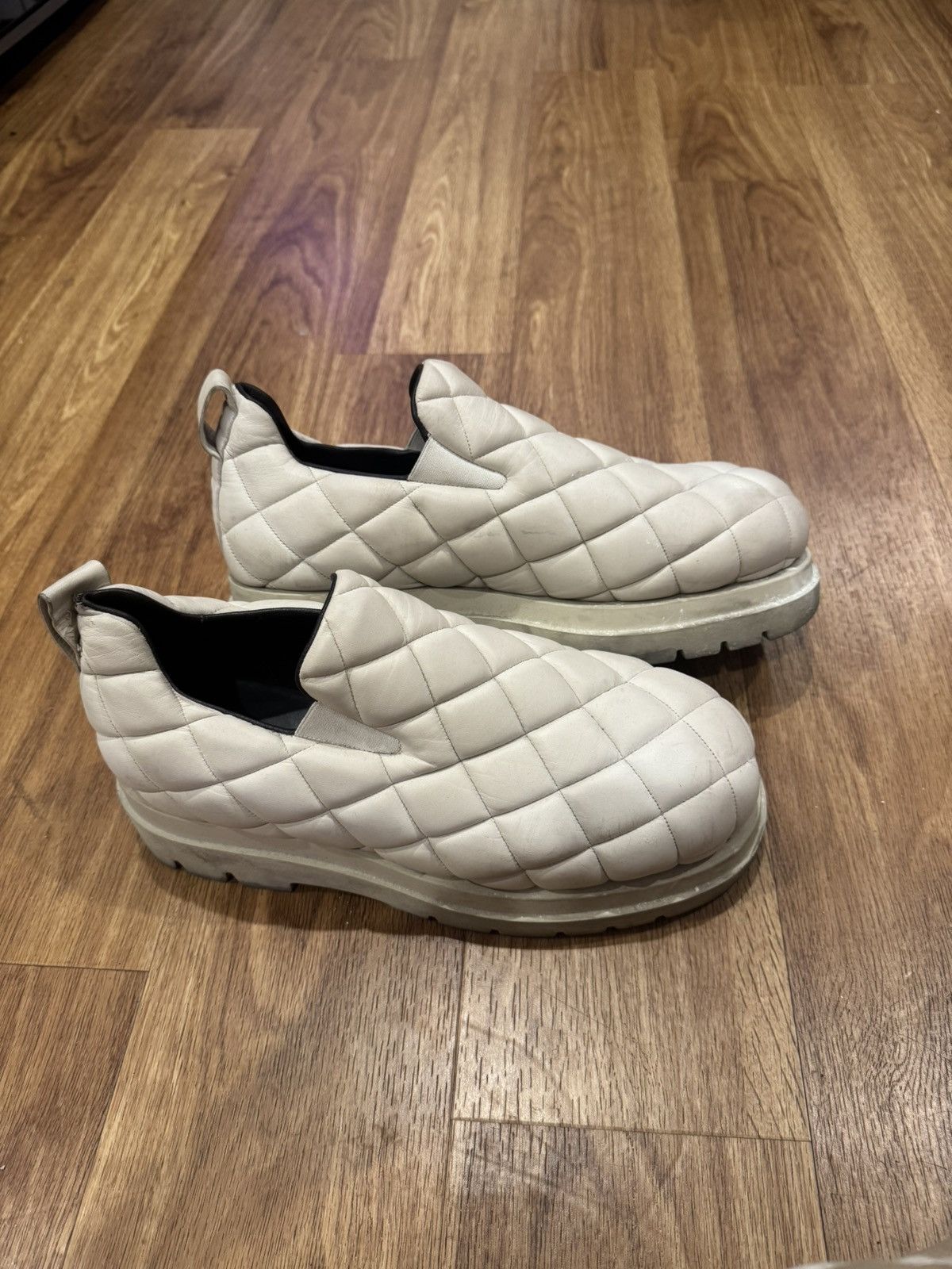 Bottega Veneta Bottega Veneta Quilted Leather Slip On Size US 12 / EU 45 - 3 Thumbnail