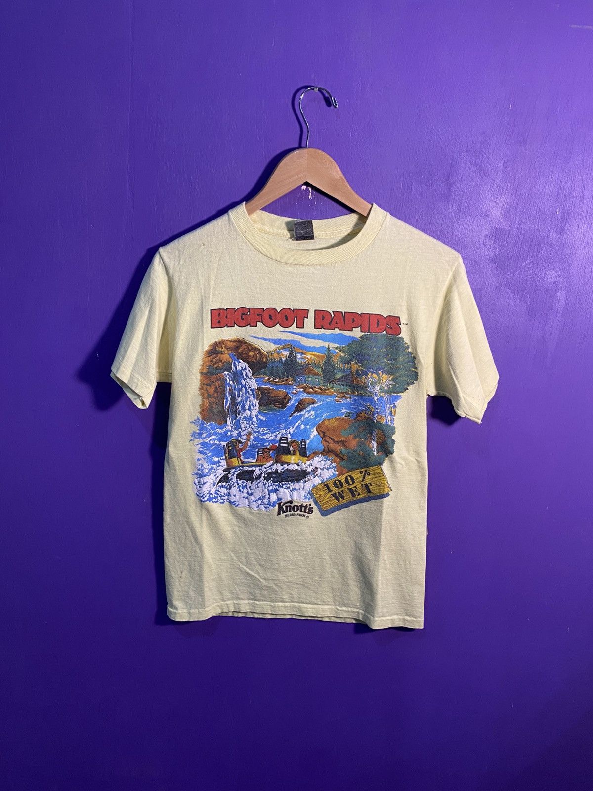 Other Vintage 80s Knots berry farm Bigfoot rapids t-shirt Size US M / EU 48-50 / 2 - 1 Thumbnail