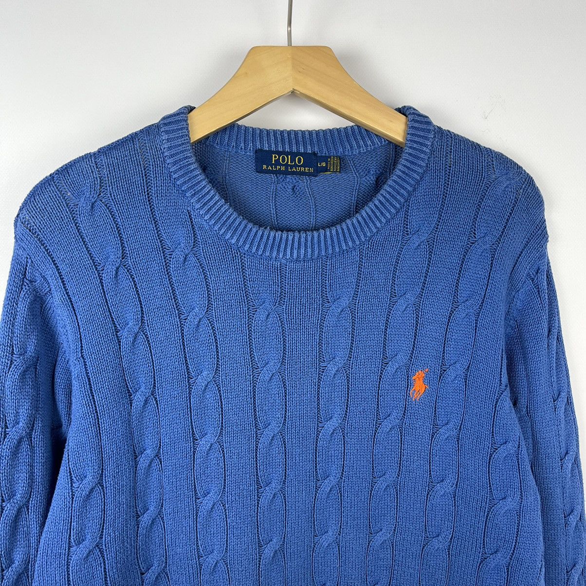 Polo Ralph Lauren Vintage Polo Ralph Lauren cable knit sweater 90’s Size US L / EU 52-54 / 3 - 5 Thumbnail
