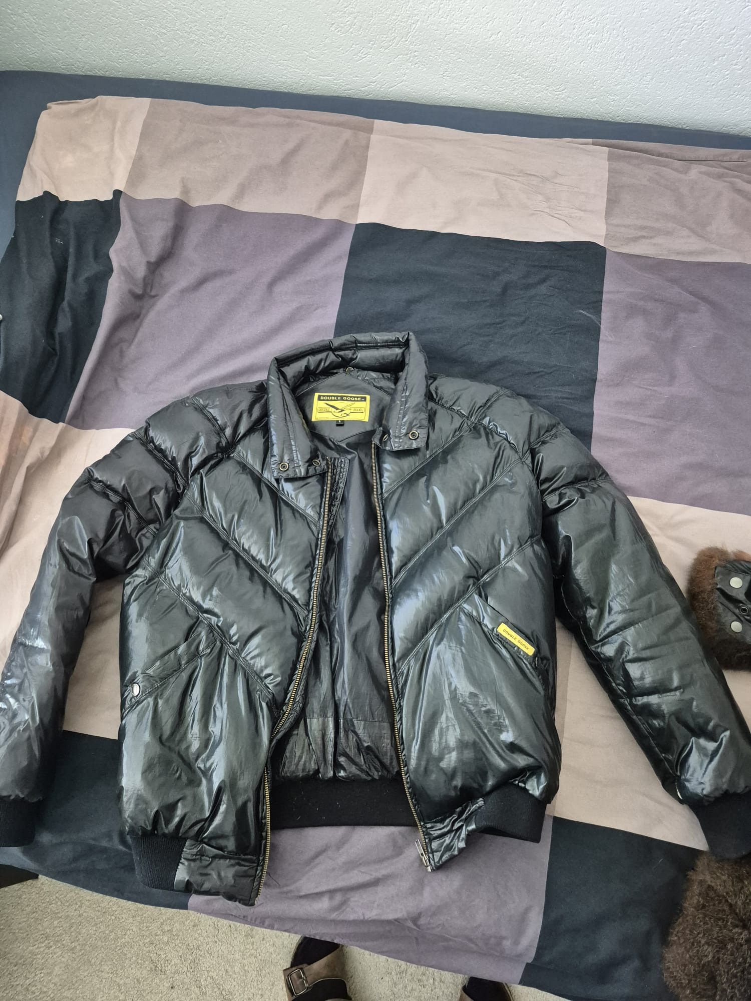 Other RARE! DOUBLE GOOSE JACKET-BOMBER HIPHOP-DJ-FRA-OLDSCHOOL Size US L / EU 52-54 / 3 - 2 Thumbnail