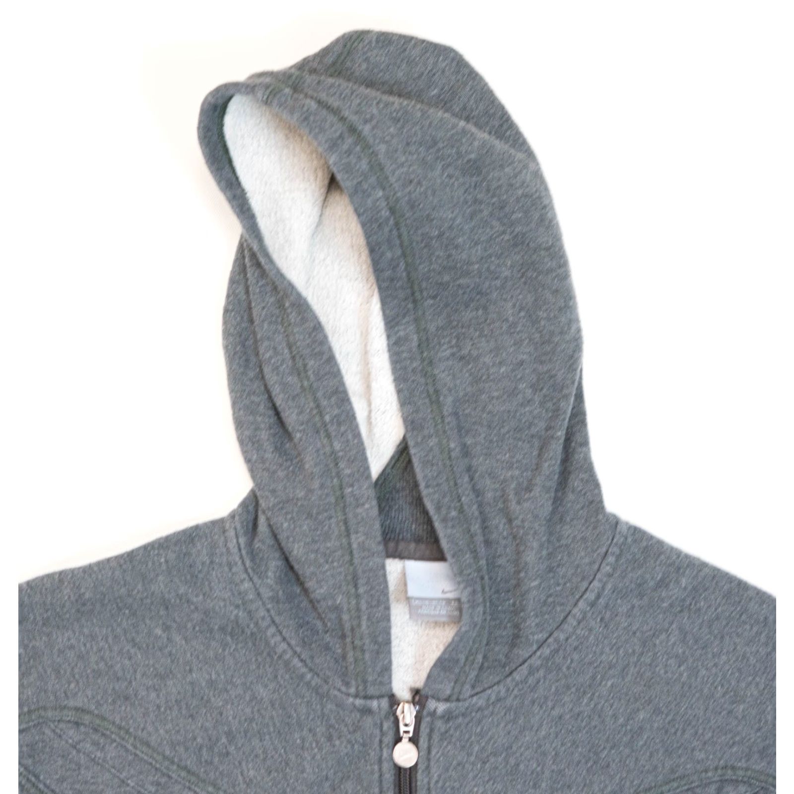 Nike VINTAGE Nike Jacket XL Grey Zip Up Lightweight Athletic Running Y2K Retro Womens Jacket Size XL / US 12-14 / IT 48-50 - 2 Thumbnail