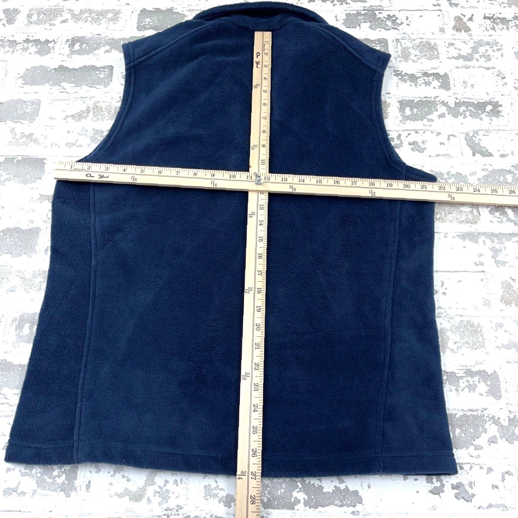 Vintage Columbia Vest Men Medium Blue Fleece Full Zip Jacket Benton Springs Navy Size US M / EU 48-50 / 2 - 5 Thumbnail