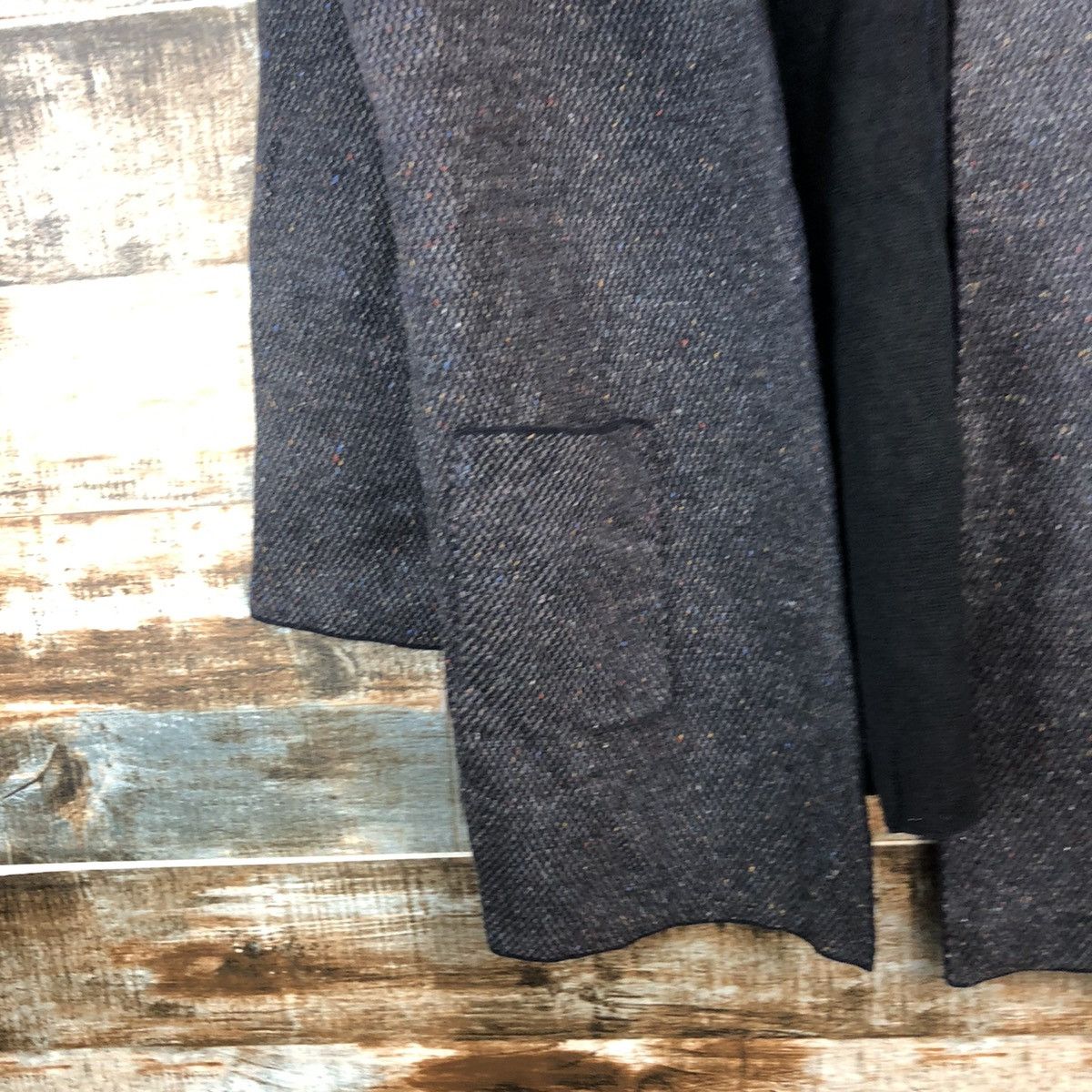 Homespun Knitwear DL Japan vintage cardigan hoodie Gray Knitwear #C533 Size US M / EU 48-50 / 2 - 7 Thumbnail