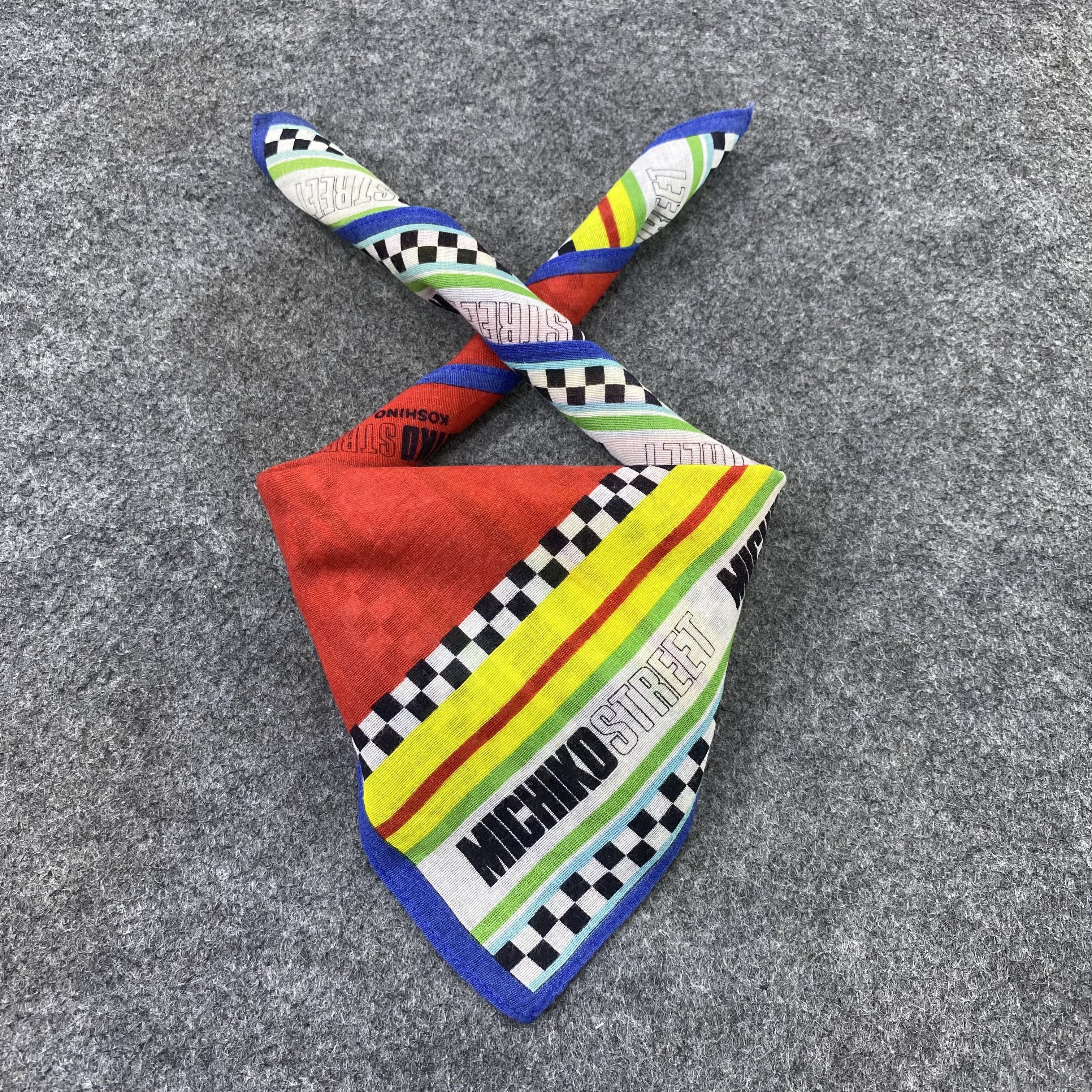 Michiko Koshino Michiko Koshino Handkerchief Neckerchief Bandana-B1578 Size ONE SIZE - 2 Thumbnail