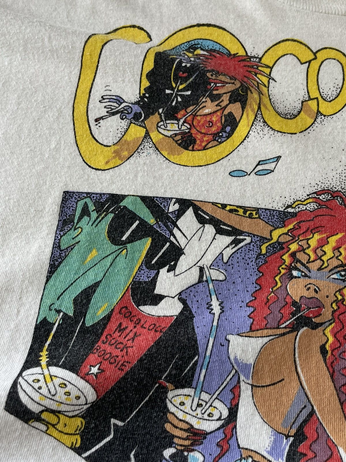 Vintage Vintage 1990's Coco Loco Ibiza T-Shirt John Lodi Art Size US XL / EU 56 / 4 - 5 Thumbnail