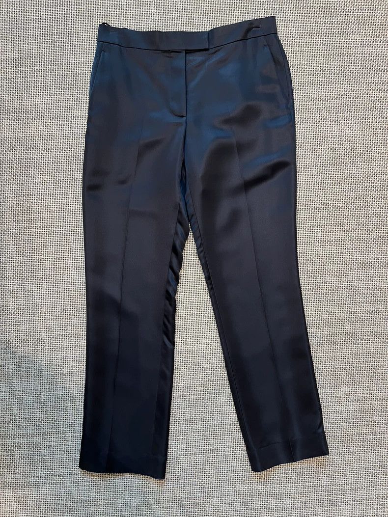 Helmut Lang Helmut Lang size 6New Black Satin Trousers 2501-Nextarrow Size US 38 / EU 54 - 3 Thumbnail