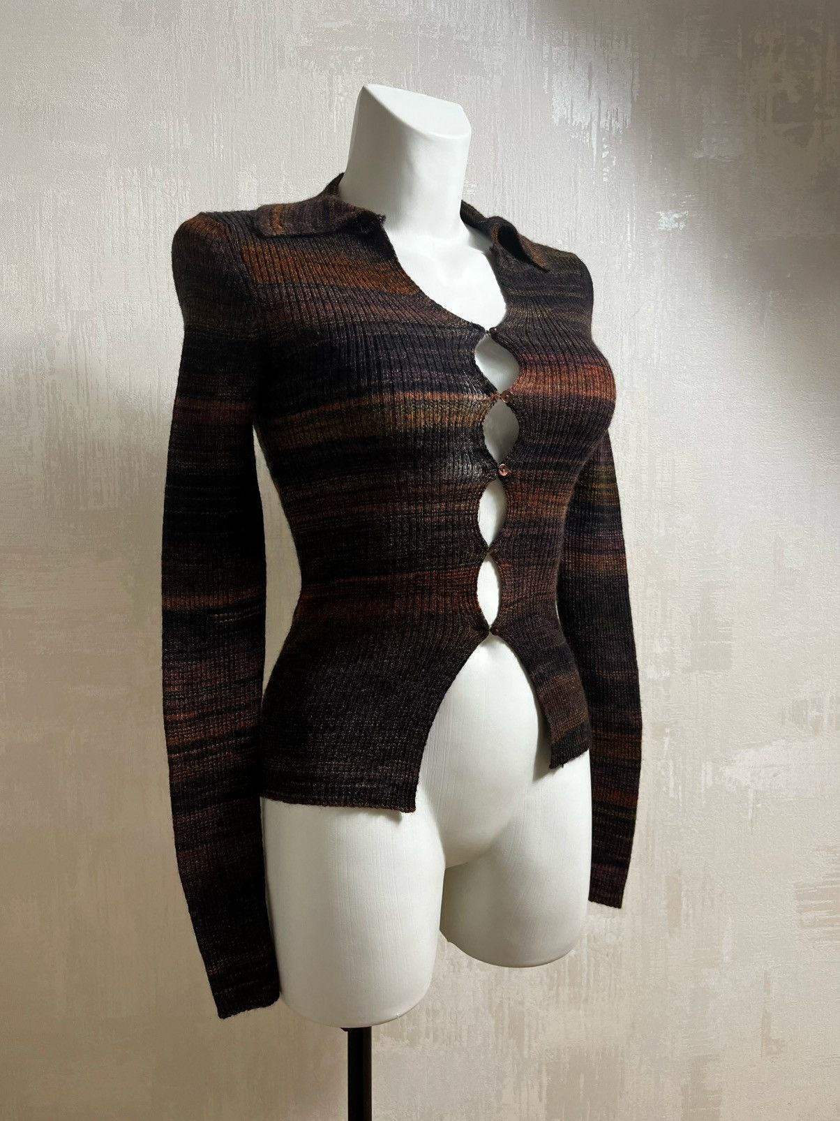 Paloma Wool Paloma Wool Cut-Out Knit Cardigan Size XS / US 0-2 / IT 36-38 - 8 Thumbnail