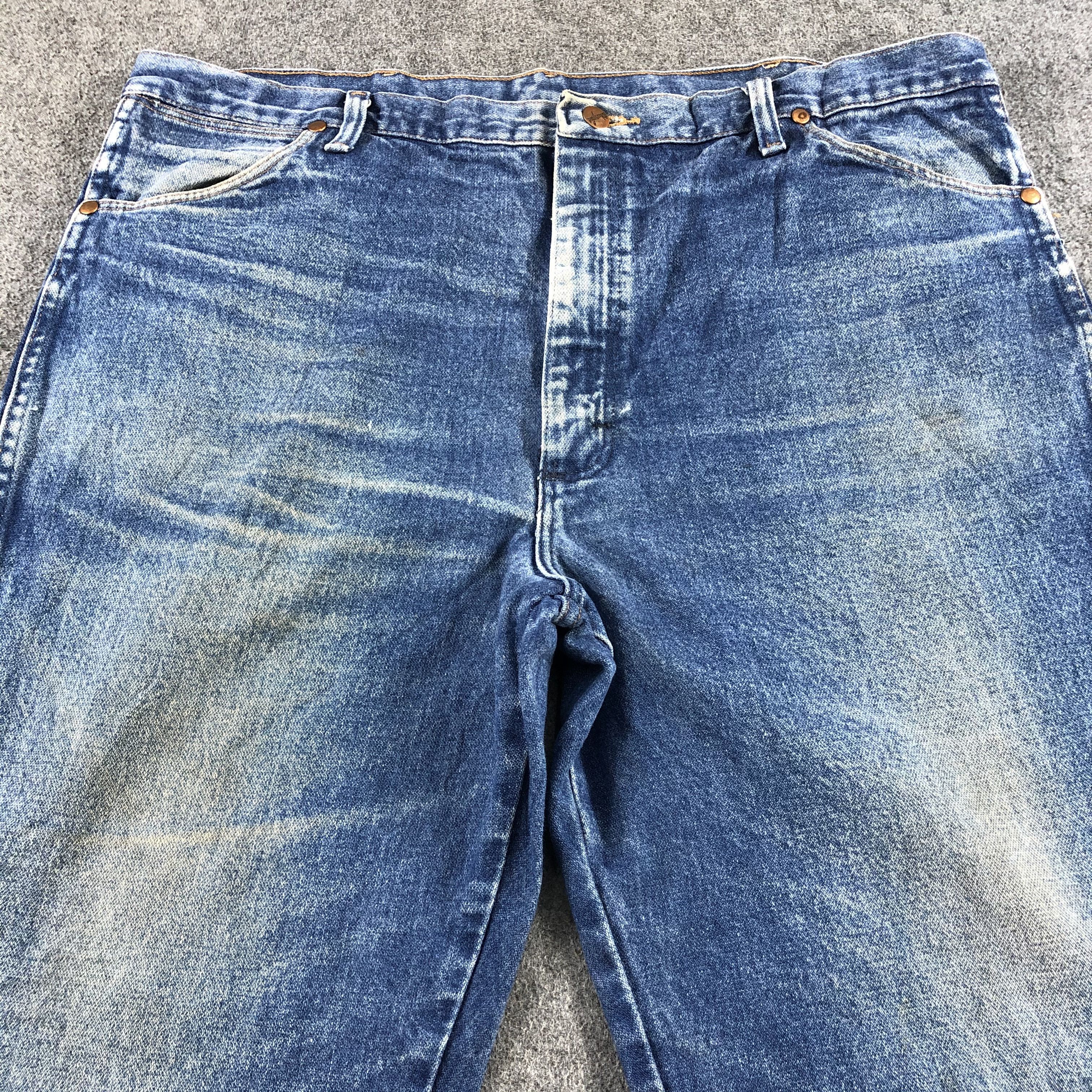 Vintage Vintage Blue Wash Wrangler Jeans-J2342 Size US 40 / EU 56 - 3 Thumbnail