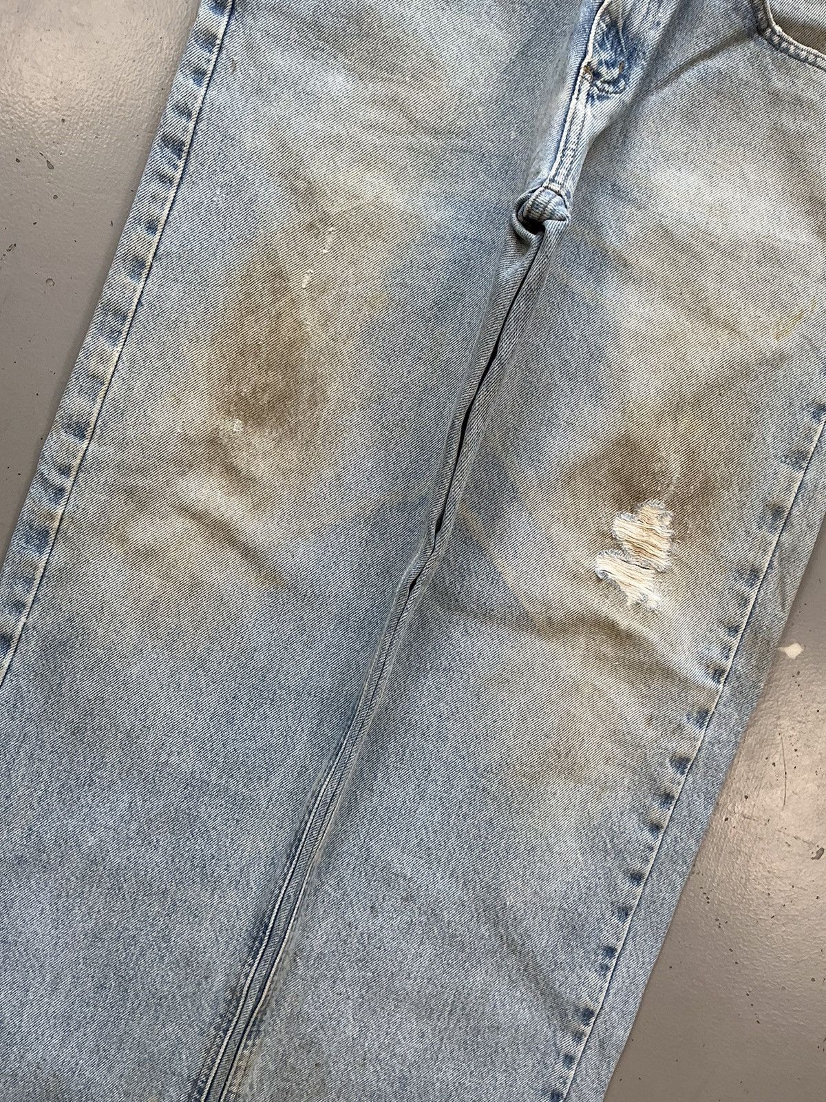 Carhartt × Vintage Vintage Carhartt b480 LYB distressed denim pant Size US 34 / EU 50 - 6 Thumbnail