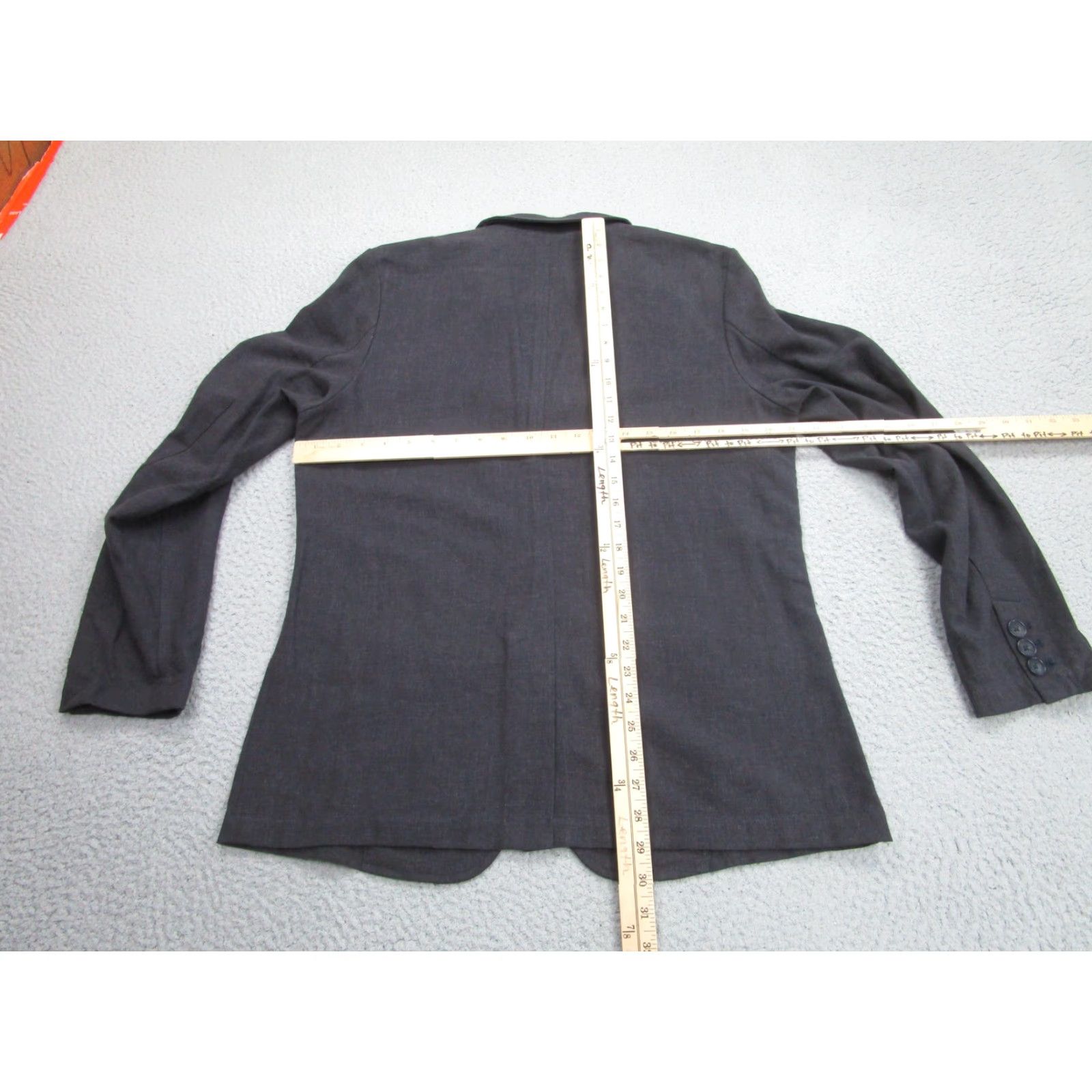 Vintage Rohan Blazer Mens 40 Gray Linen Plus Polyester Sport Coat Jacket Size 40R - 7 Thumbnail