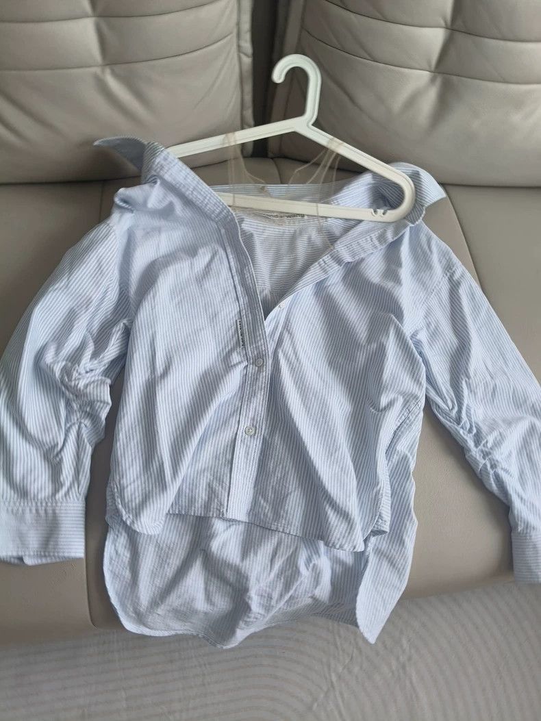 Alexander Wang Alexander Wang Striped Button Up Shirt- Size S / US 4 / IT 40 - 1 Thumbnail