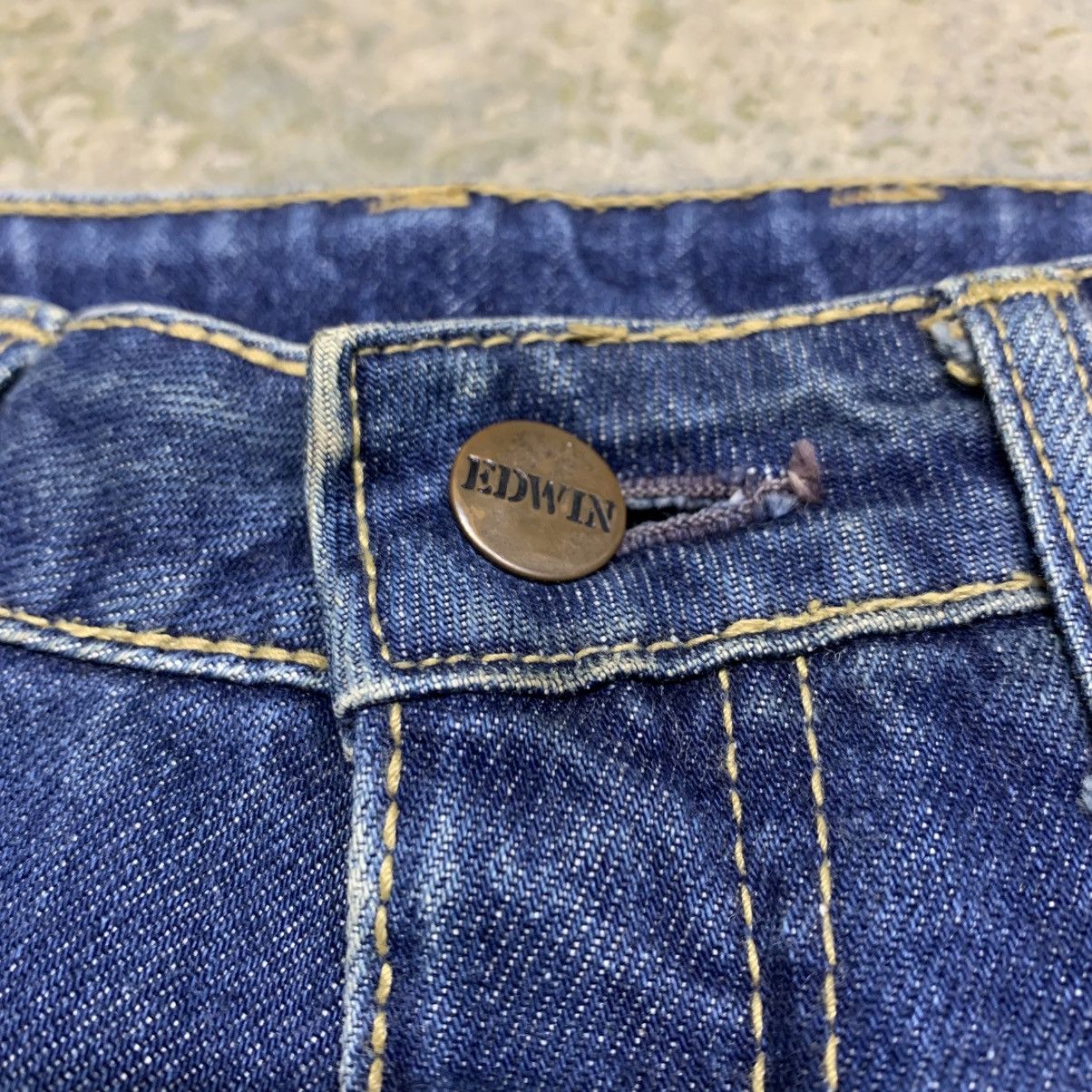 Edwin Vintage Edwin Union Jack Patch Clawmark Fade Jeans Size US 28 / EU 44 - 16 Thumbnail
