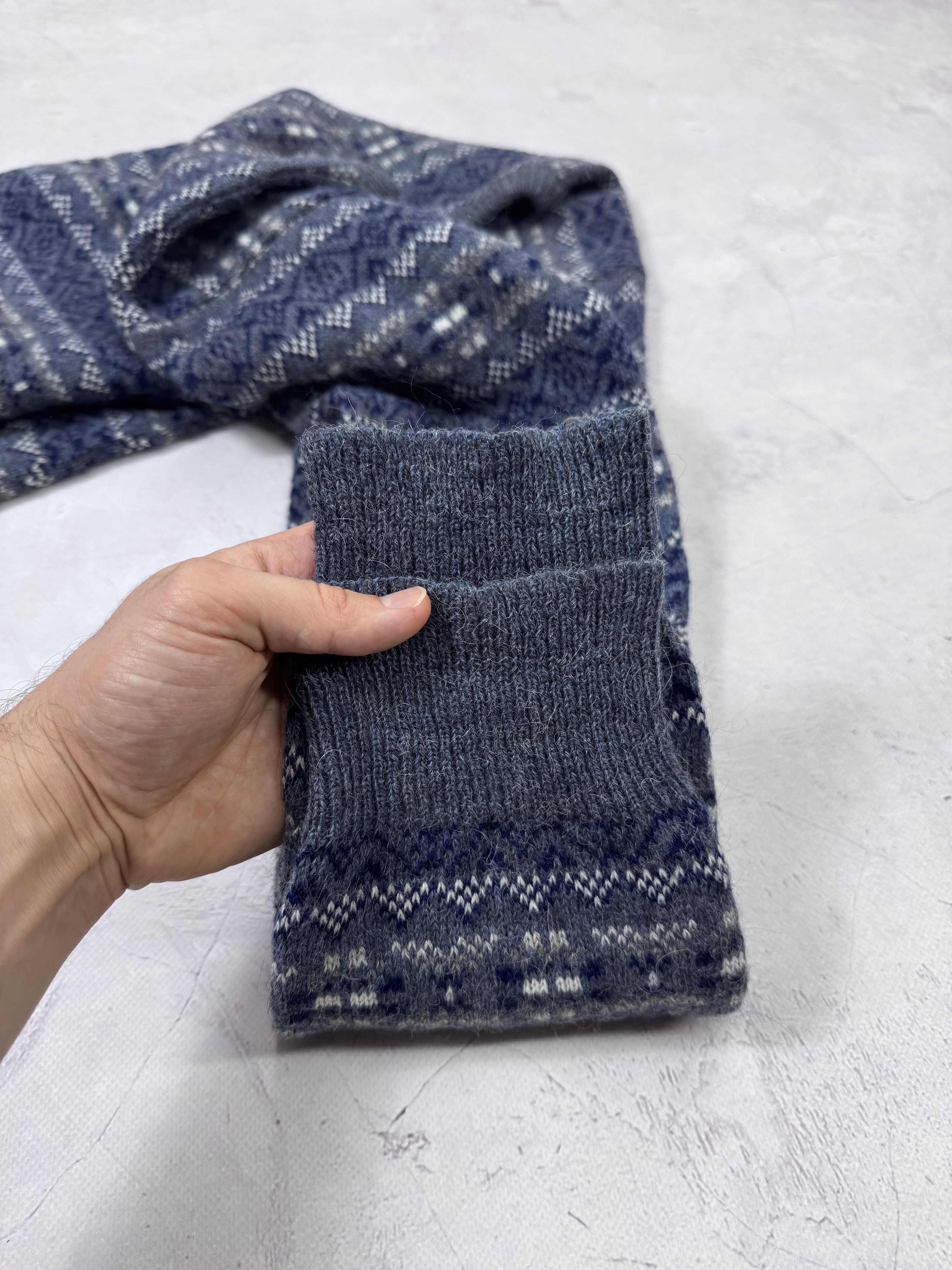 Vintage Vintage 70s Silvy Sweater Alpaca Wool Geometric Pattern Size US M / EU 48-50 / 2 - 10 Thumbnail