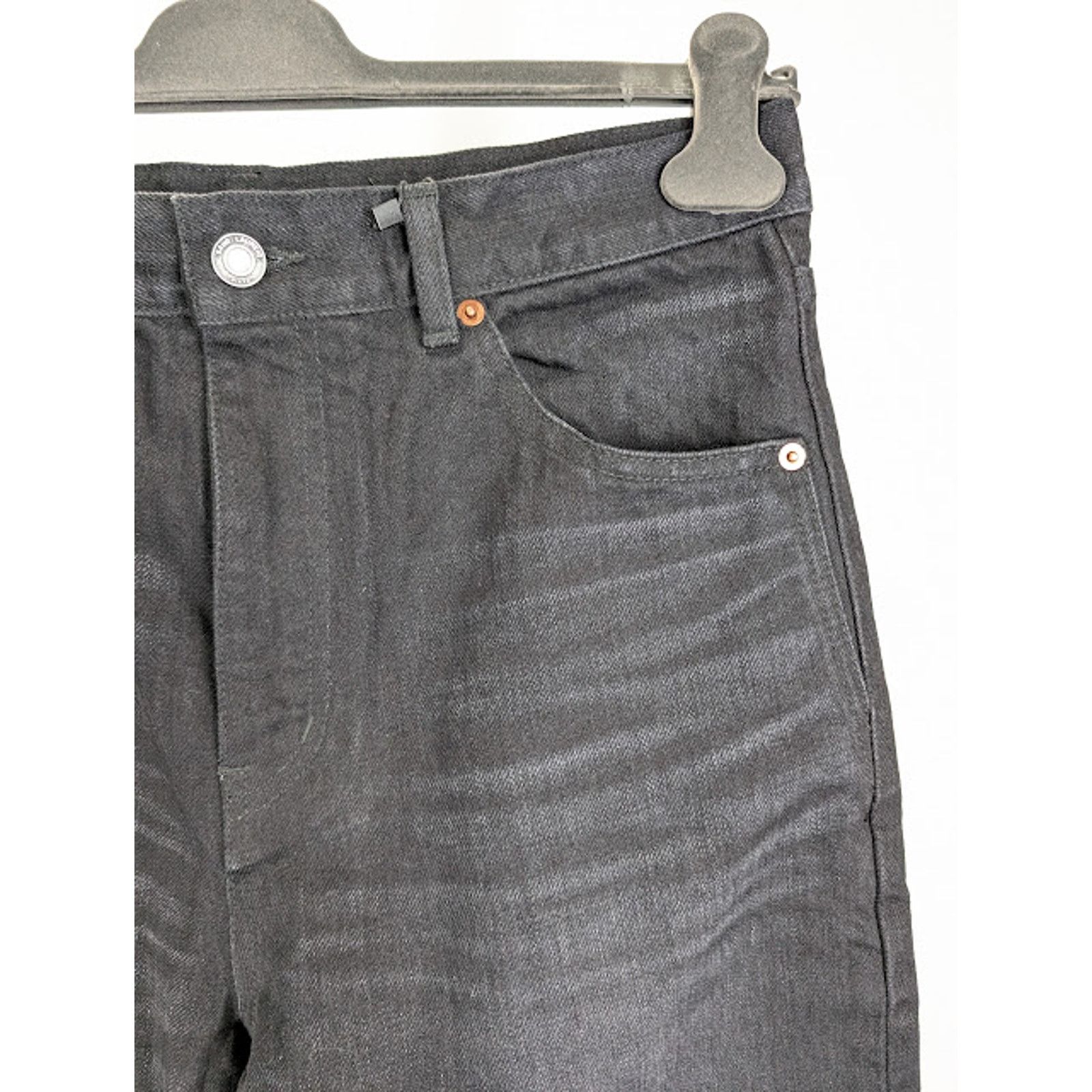 Saint Laurent Paris o1rshd1 D35 70's Flare Denim Jeans in Black Size US 34 / EU 50 - 8 Thumbnail