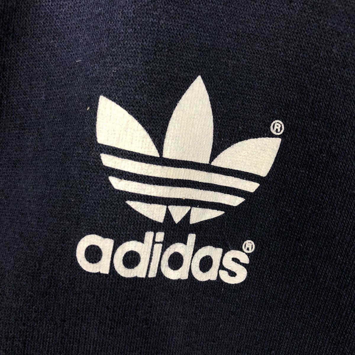 Adidas 🔥VINTAGE ZIPPER HOODIE JACKET ADIDAS BIG LOGO BACK HIT Size US L / EU 52-54 / 3 - 20 Thumbnail