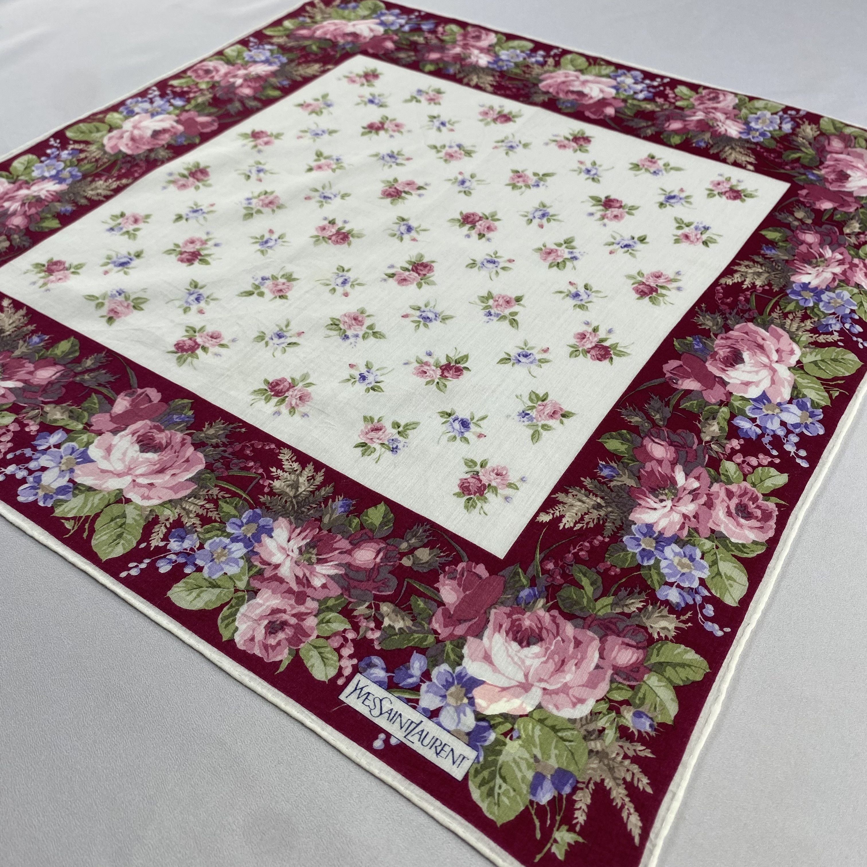 Vintage Yves Saint Laurent Neckerchief / Handkerchief-P719 Size ONE SIZE - 2 Thumbnail