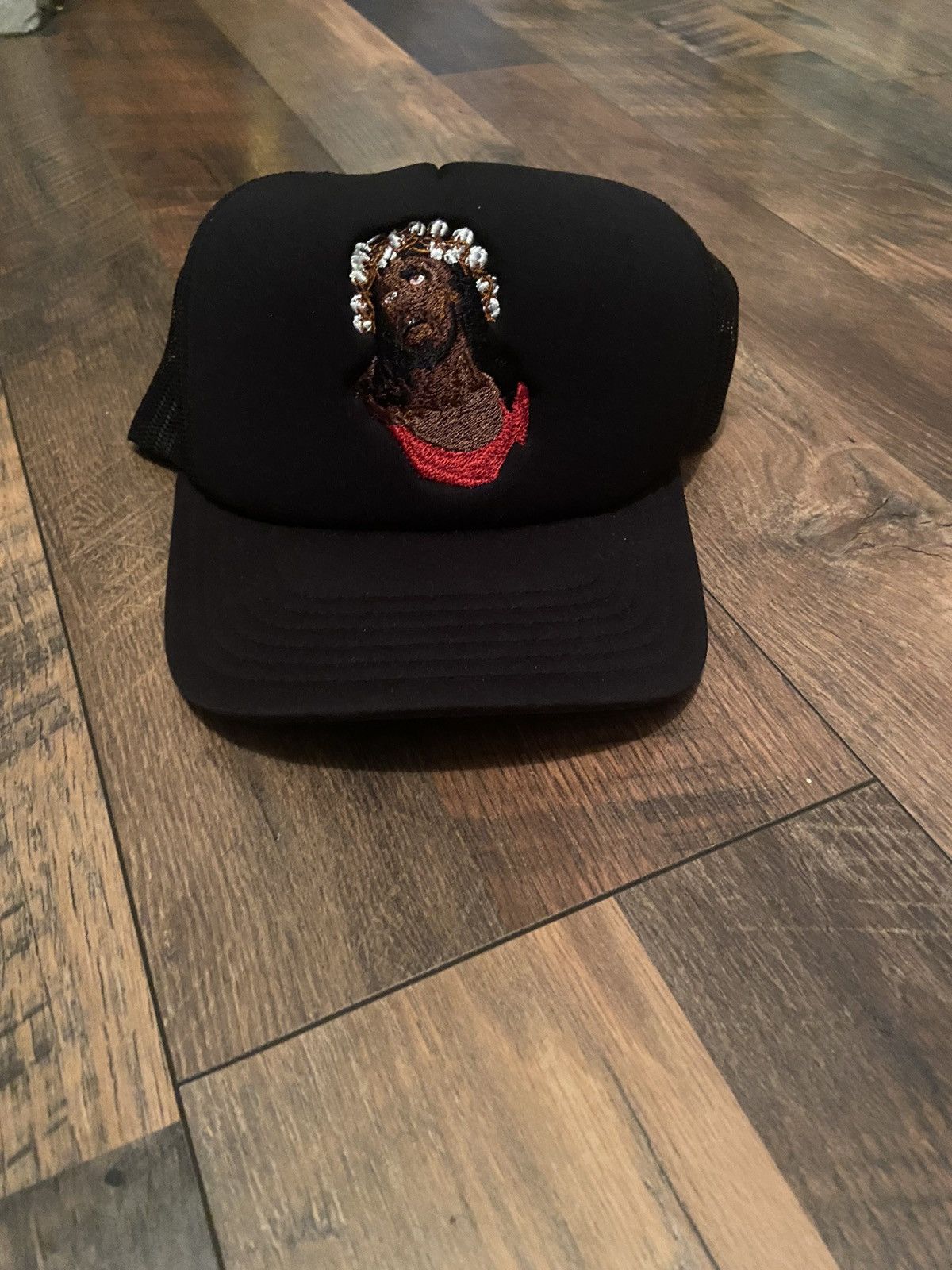 DENIM TEARS Denim Tears Black Jesus Hat | Grailed