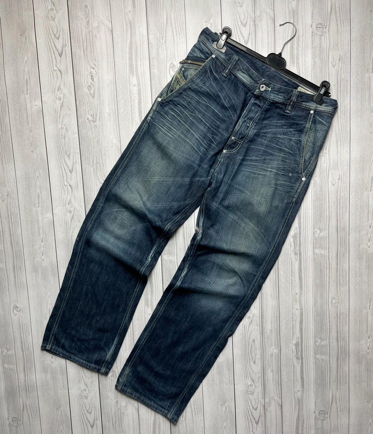 Vintage Diesel jeans denim Y2K pants logo W33 L32