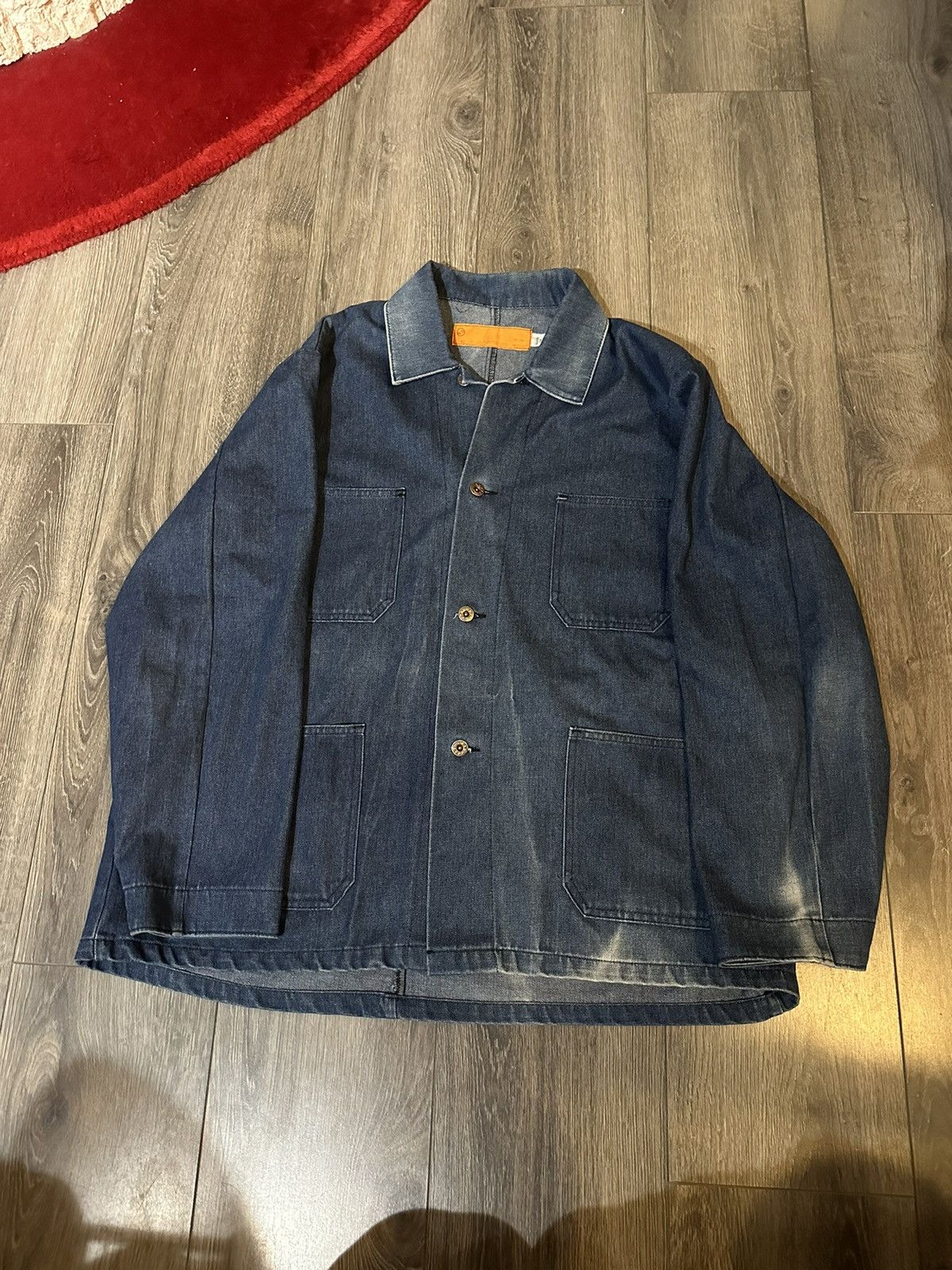 Vintage Vintage 1950’s chore denim jacket USA Made Size US XL / EU 56 / 4 - 1 Thumbnail