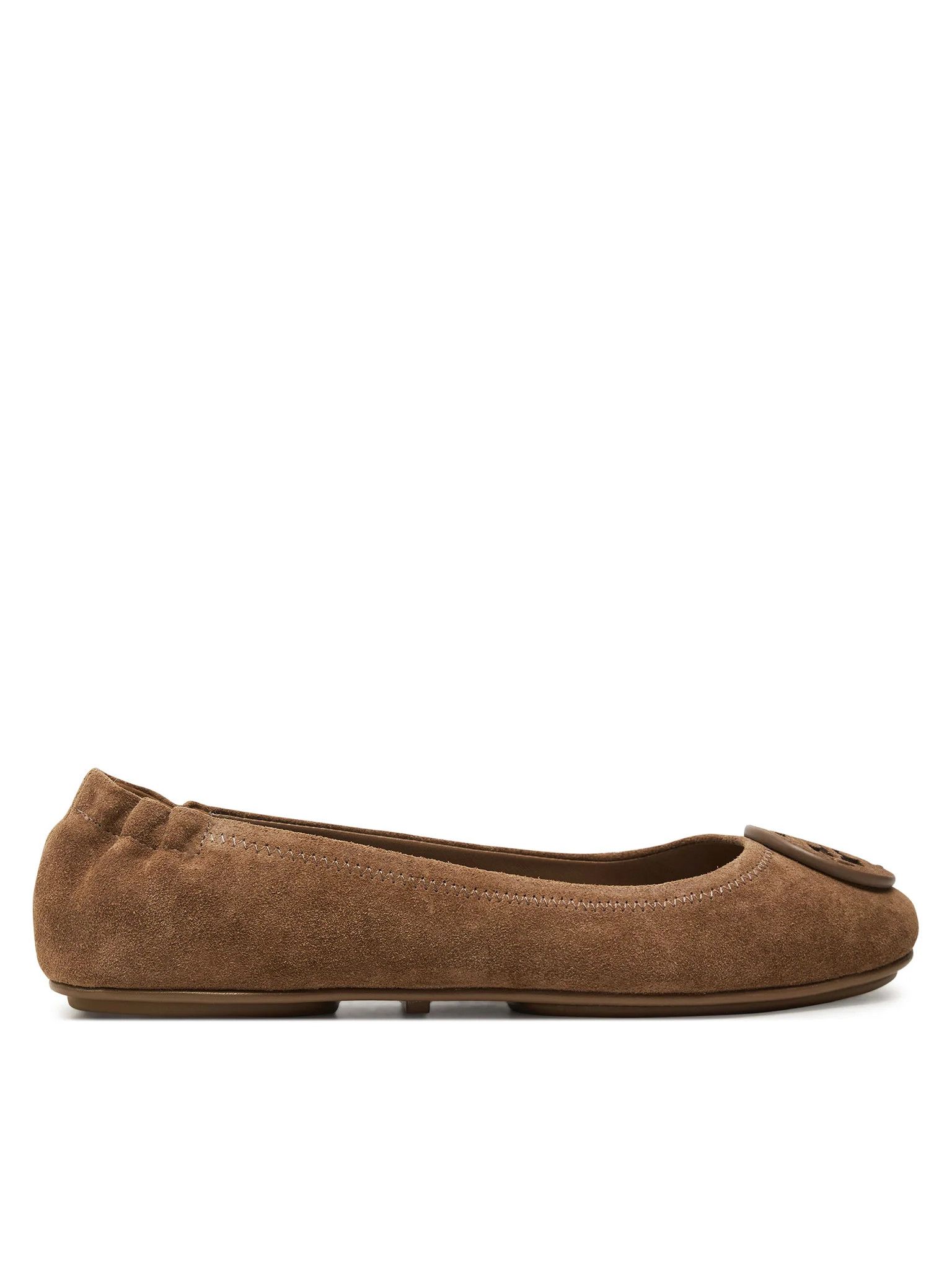 Tory Burch o1s22i1n1024 Suede Ballet Flats in Brown Size US 9 / IT 39 - 1 Thumbnail