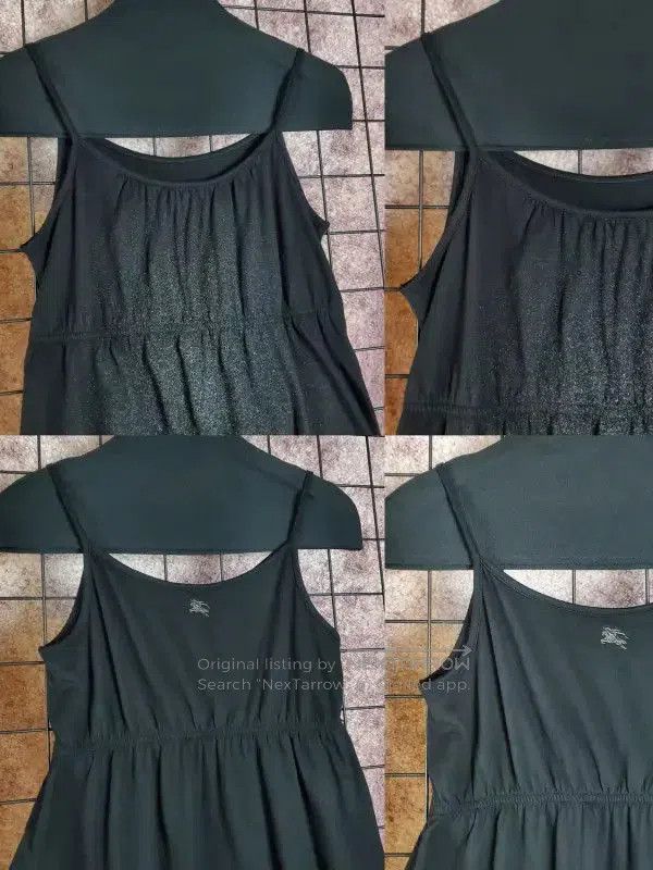 Burberry Burberry Black Cotton Blend Logo T-Shirt. Size M / US 6-8 / IT 42-44 - 2 Thumbnail