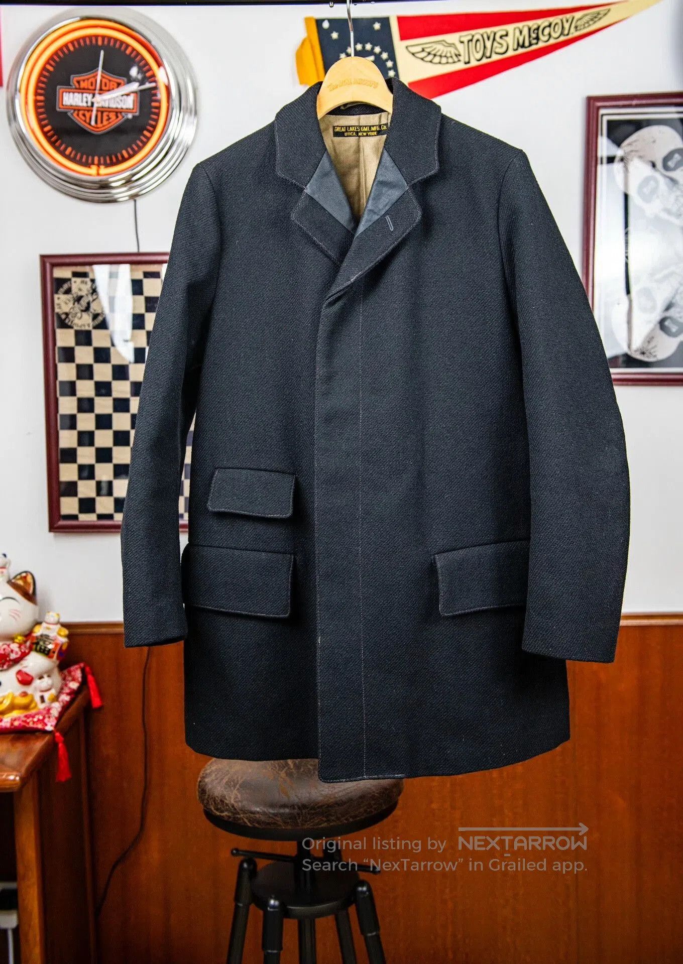 Freewheelers Freewheelers Langley Wool Engineer Coat. Size US L / EU 52-54 / 3 - 3 Thumbnail