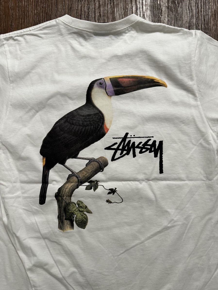 Stussy White Stussy Pecan Tee Size US M / EU 48-50 / 2 - 5 Thumbnail