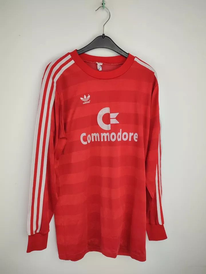 Adidas FC Bayern Munich 1984 1985 1986 Home FOOTBALL Kit SHIRT Size US M / EU 48-50 / 2 - 1 Thumbnail