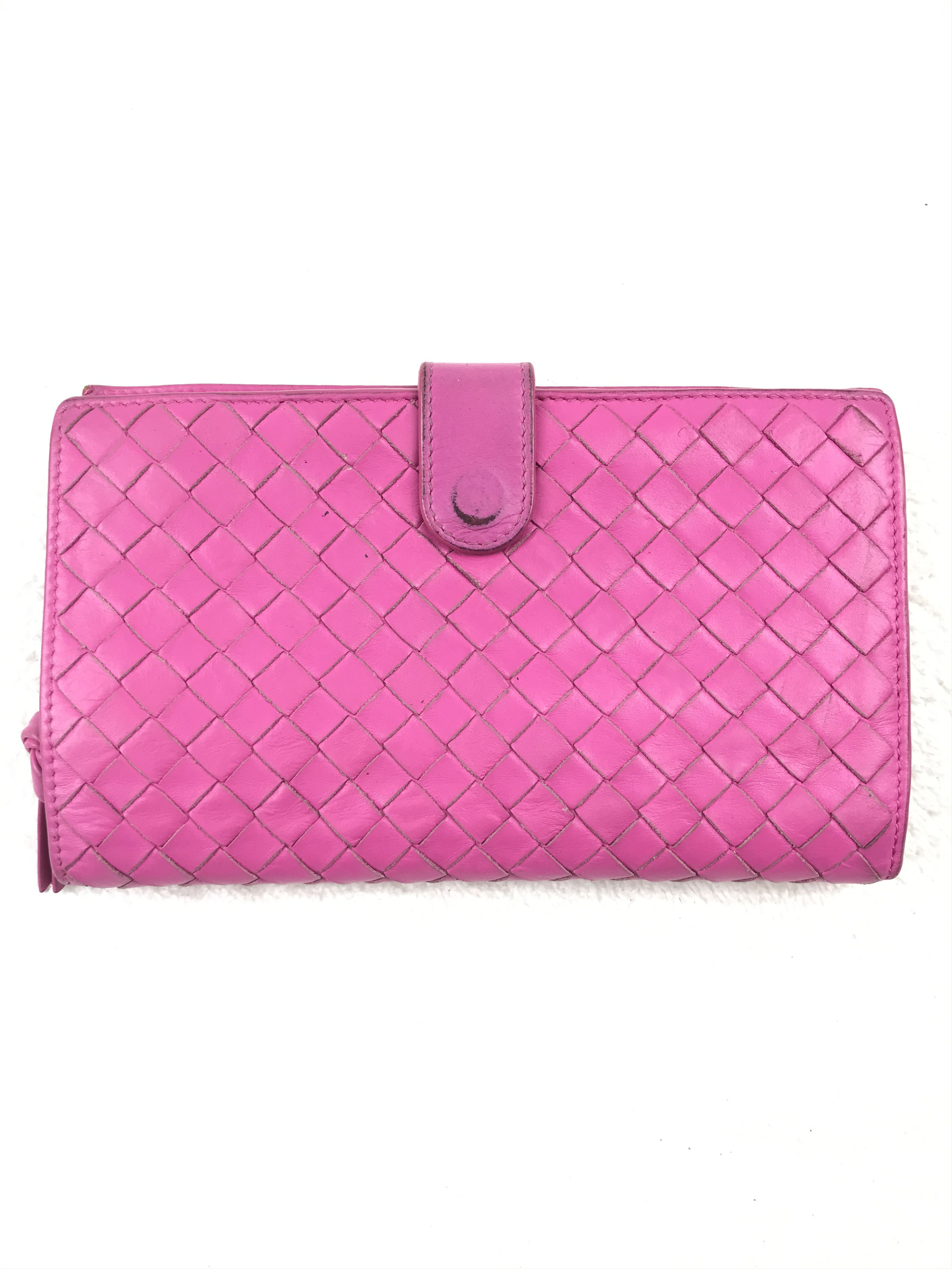 Vintage Bottega Veneta Intrecciato Bifold Long Wallet