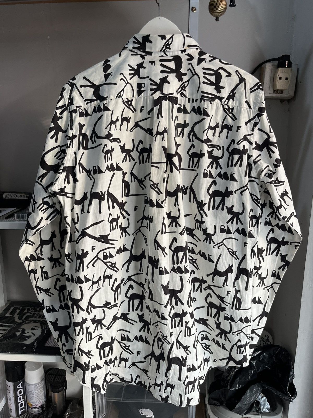 Comme des Garcons Black Comme des Garçons cut & saw shirt corduroy/nylon/linen Size US XL / EU 56 / 4 - 3 Thumbnail