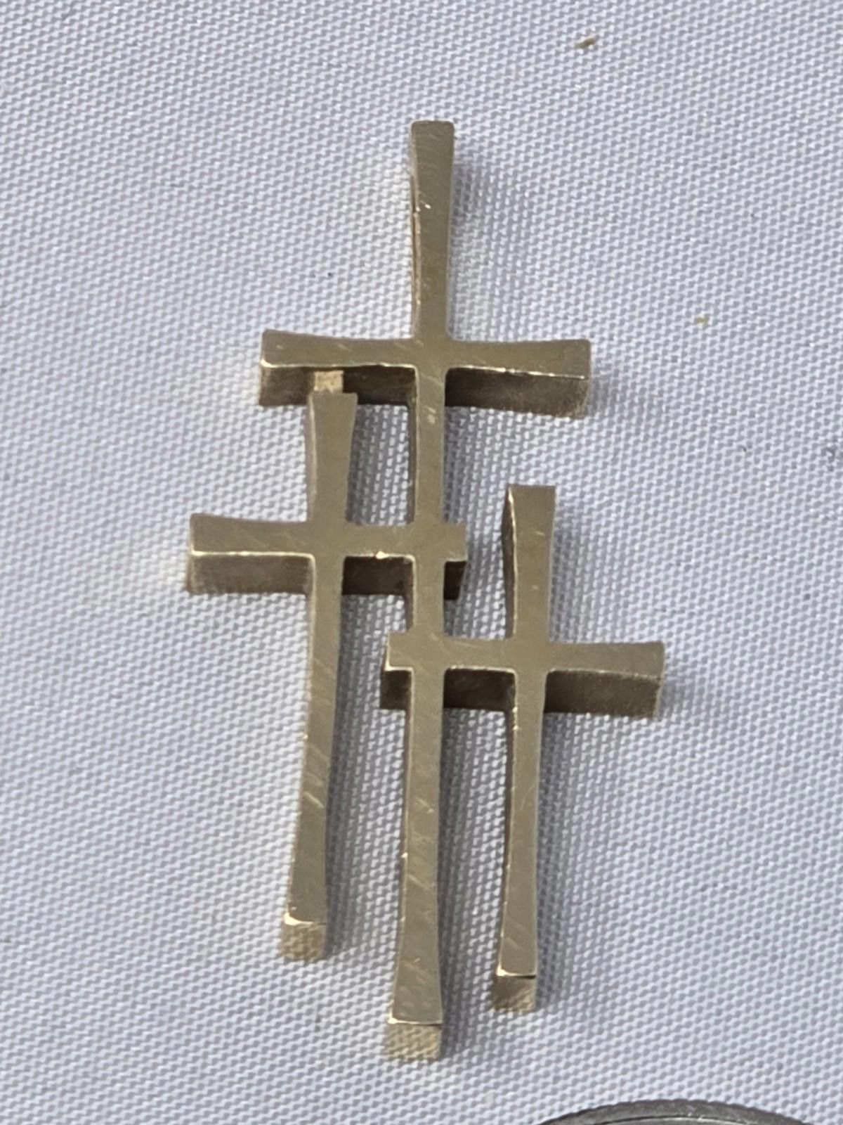 Other Retired James Avery 14k Yellow Gold Calvary Cross Pendant Size ONE SIZE - 5 Thumbnail
