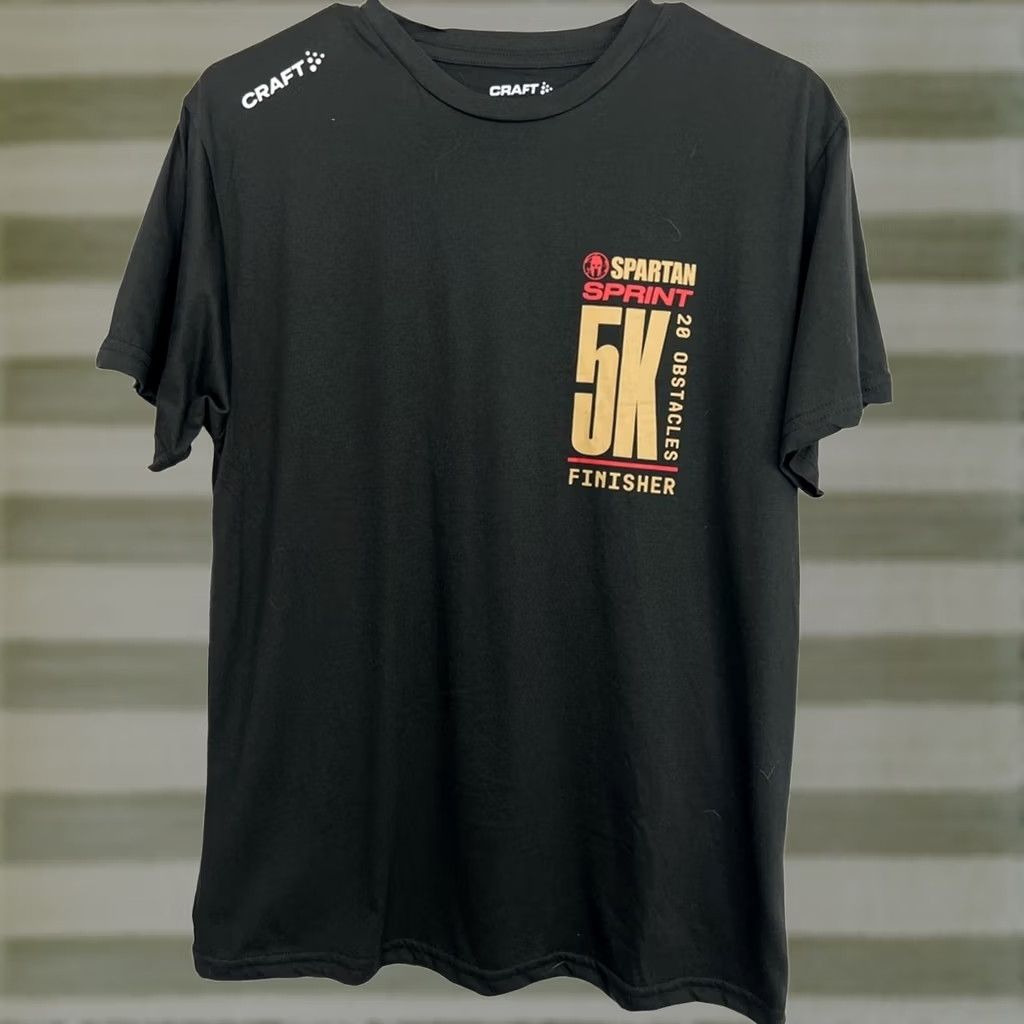 Vintage Craft Spartan Race 2023 Super 5K Finisher Shirt Size Medium Men Black Shirt Size US M / EU 48-50 / 2 - 1 Thumbnail