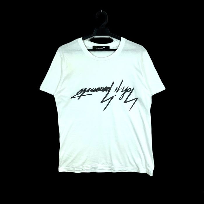 Yohji Yamamoto Yohji Yamamoto Signature Ground Y Tshirt | Grailed