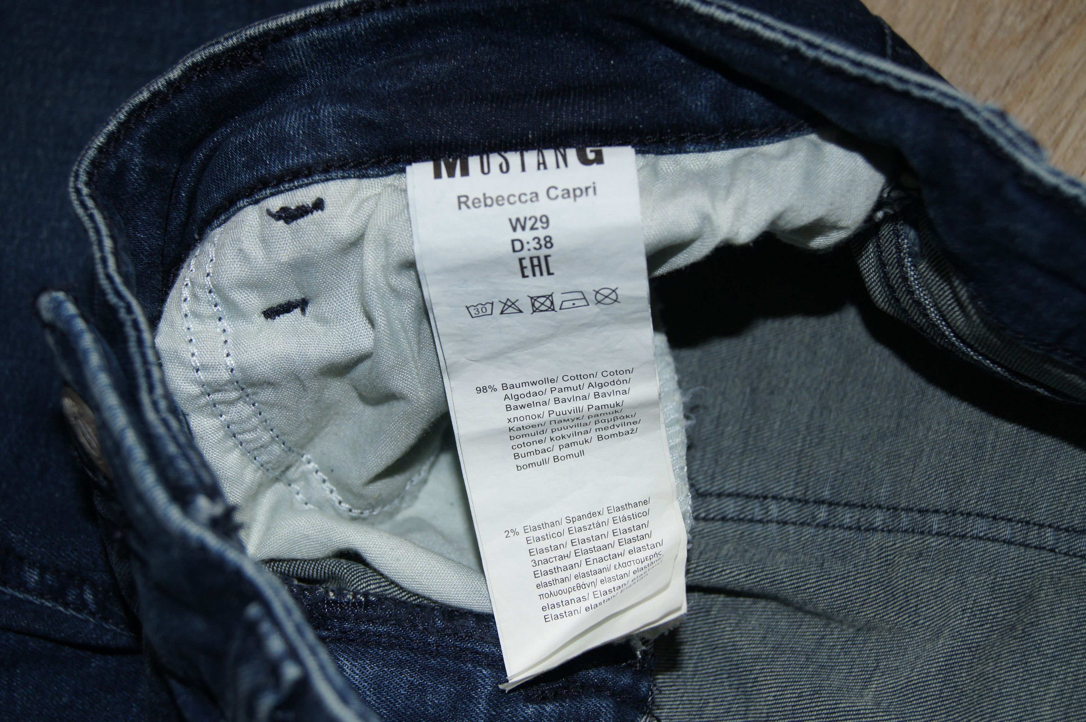 Mustang Mustang True Denim Women's Capri Jeans Size 29 Y2K swag Size 29" - 6 Thumbnail