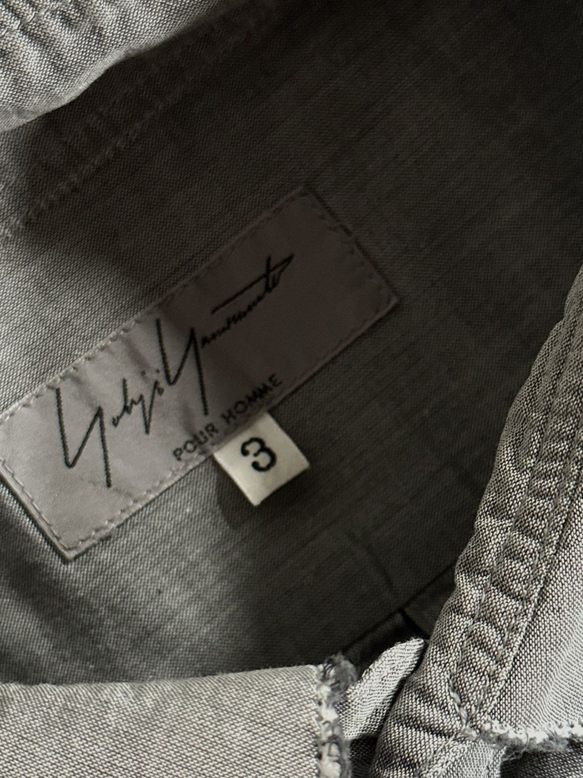 Japanese Brand × Yohji Yamamoto Yohji Yamamoto Asymmetric Shirt Distressed Japanese Classic Size US L / EU 52-54 / 3 - 10 Thumbnail