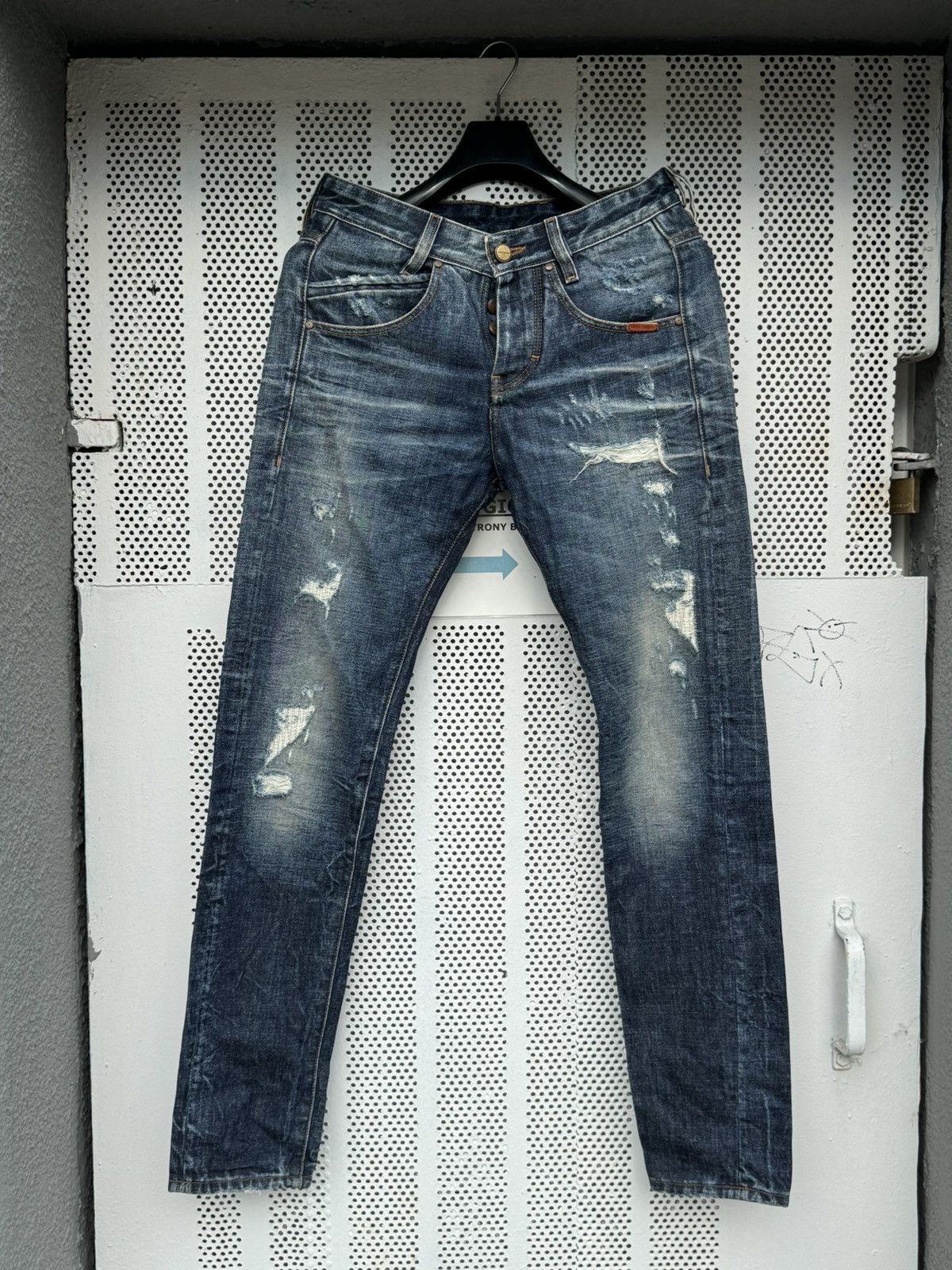 Takeshy Kurosawa Takeshy Kurosawa Handmade Jeans Blue Size US 32 / EU 48 - 1 Thumbnail