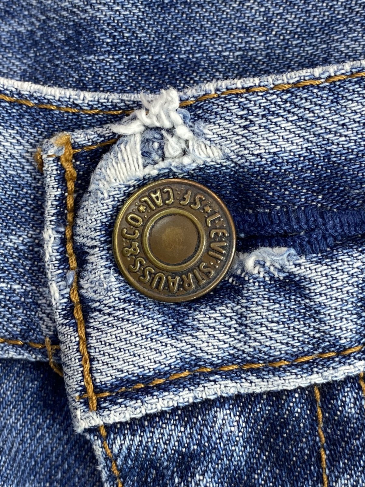 Levi's Levis Brand Acid Blue Wash Style Loose Jeans Size US 27 - 13 Thumbnail