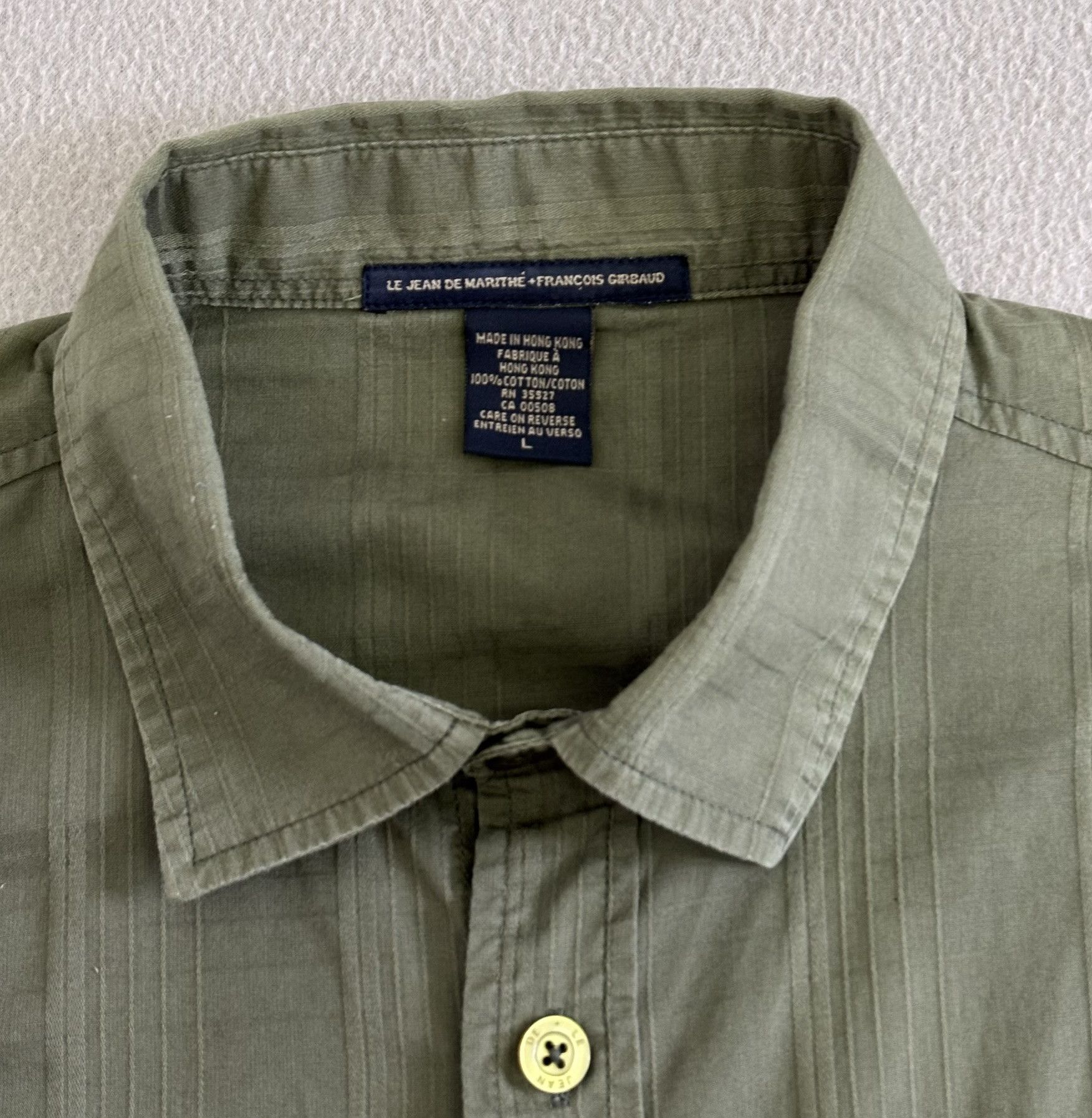 Marithe + Francois Girbaud Marithe Francois Girbaud Khaki shirt Large Size US L / EU 52-54 / 3 - 13 Thumbnail