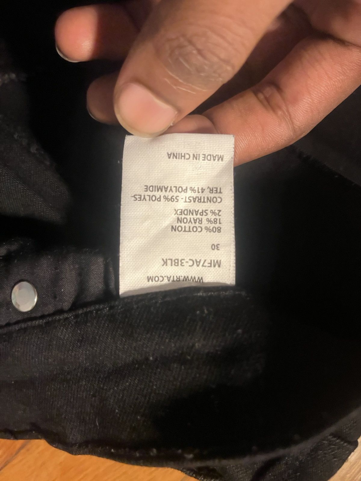 Rta Rta Sinners Jeans Size US 30 / EU 46 - 5 Thumbnail